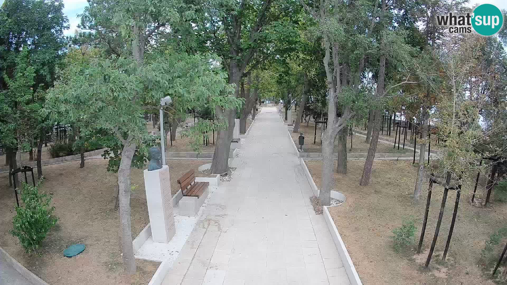 Writers’ Park Webcam Senj – Live by the Sea