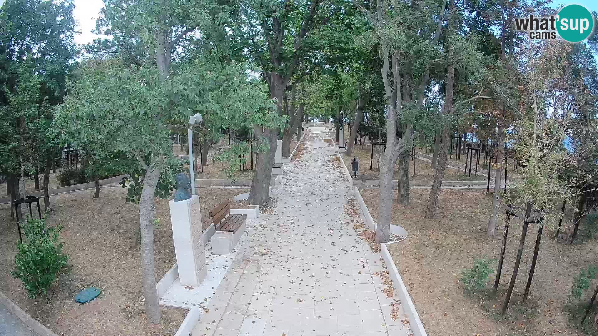 Writers’ Park Webcam Senj – Live by the Sea