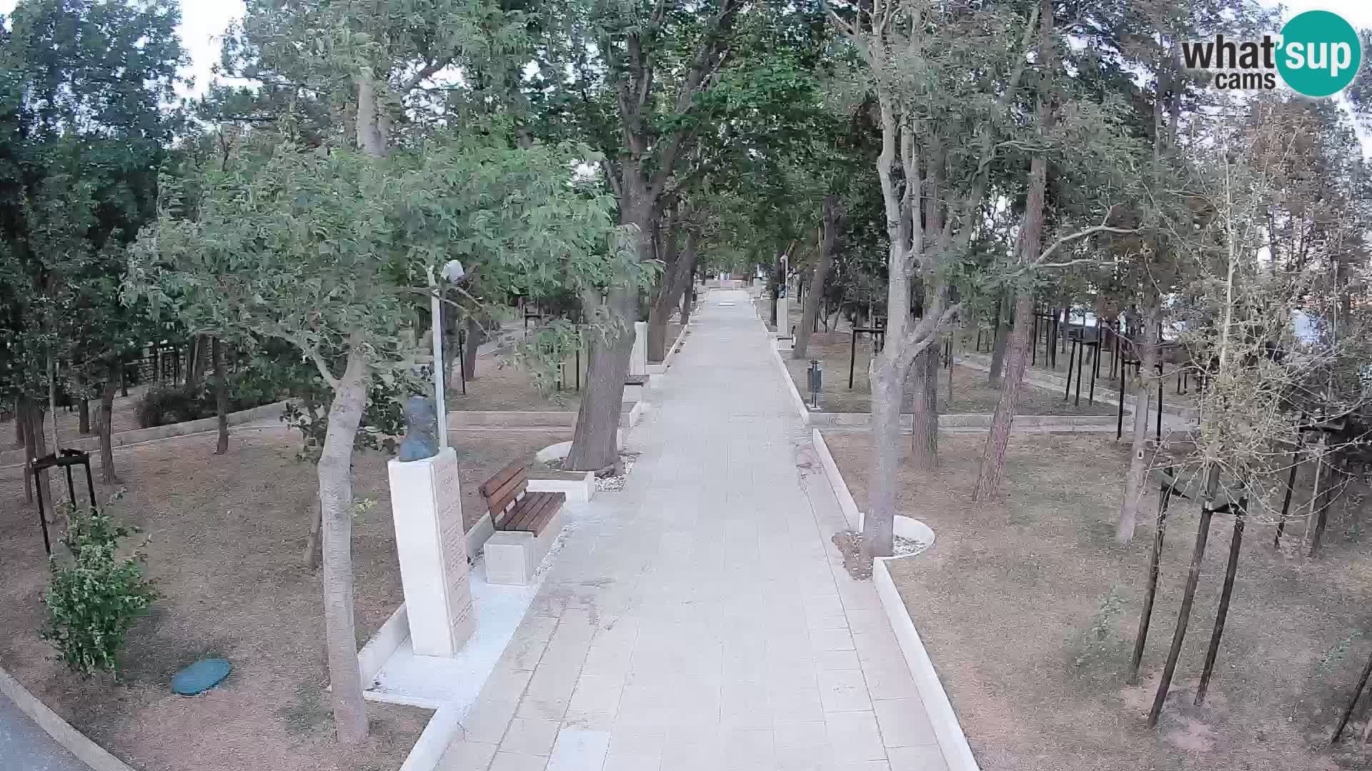 Writers’ Park Webcam Senj – Live by the Sea