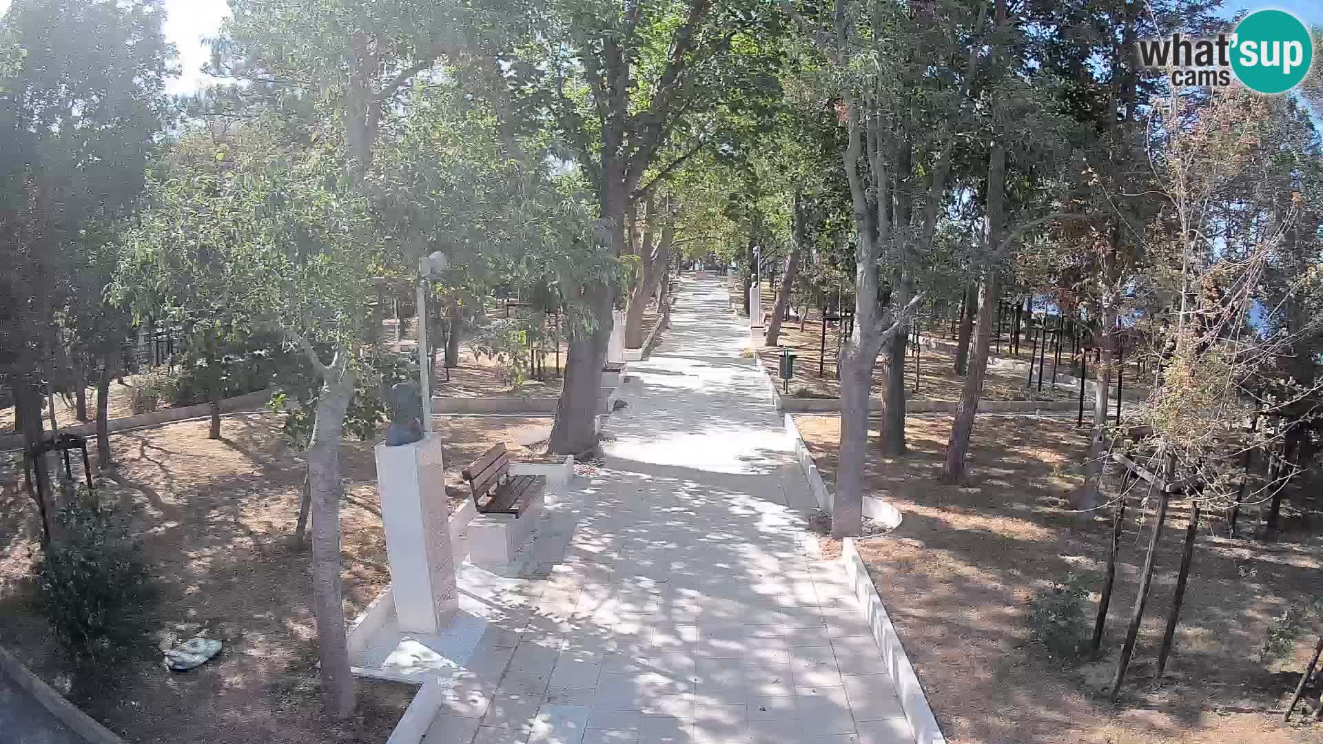Writers’ Park Webcam Senj – Live by the Sea