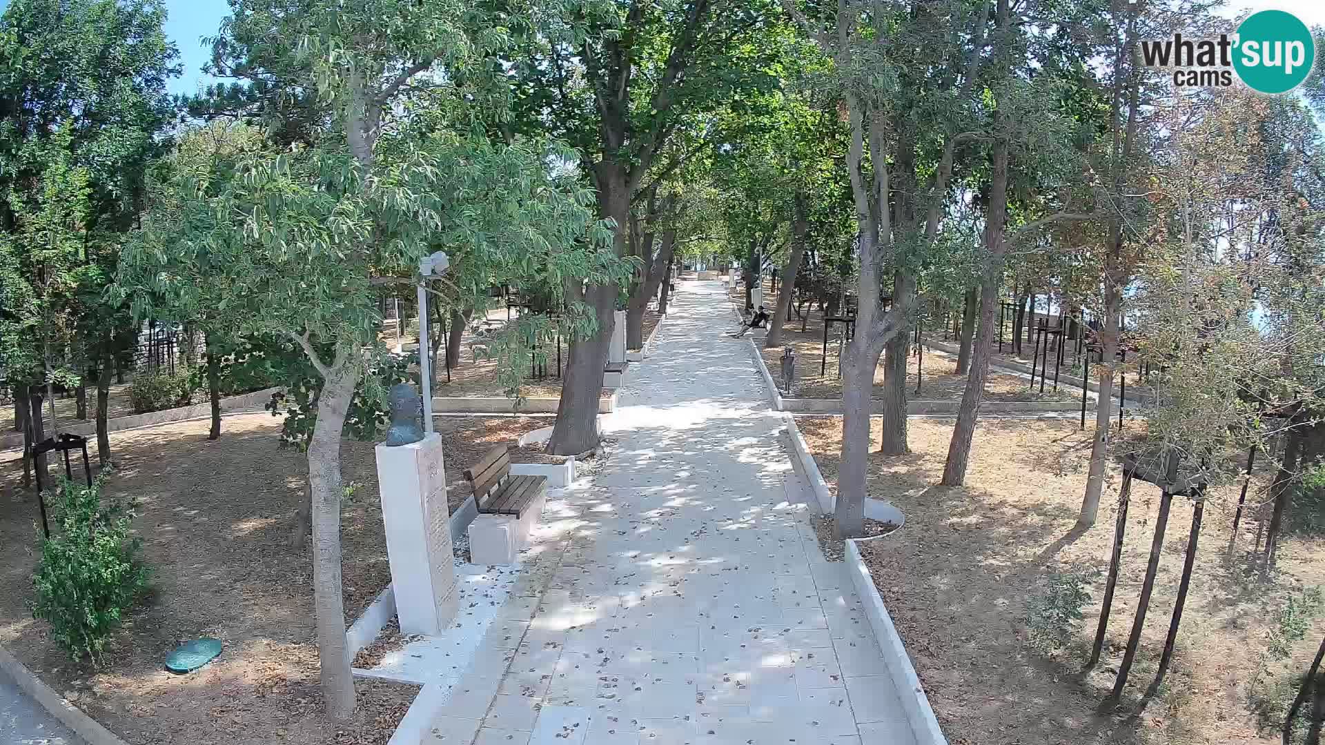 Writers’ Park Webcam Senj – Live by the Sea