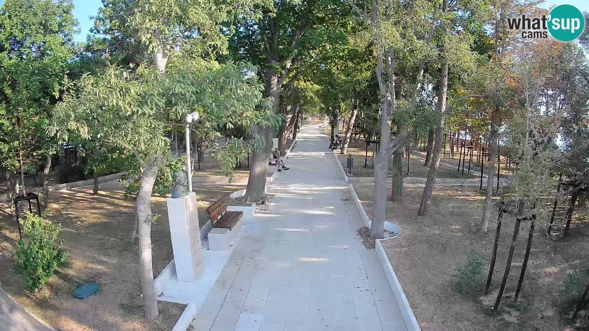 Writers’ Park Webcam Senj – Live by the Sea