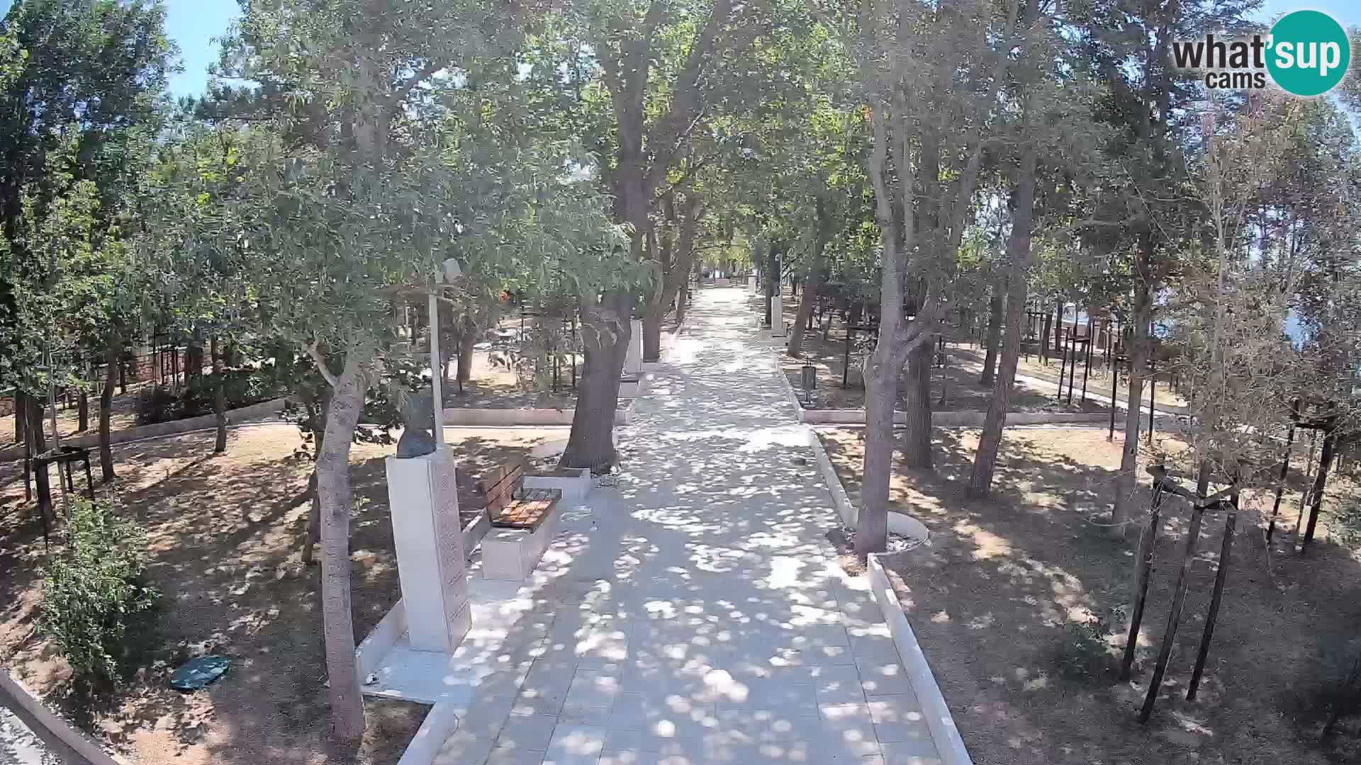 Writers’ Park Webcam Senj – Live by the Sea