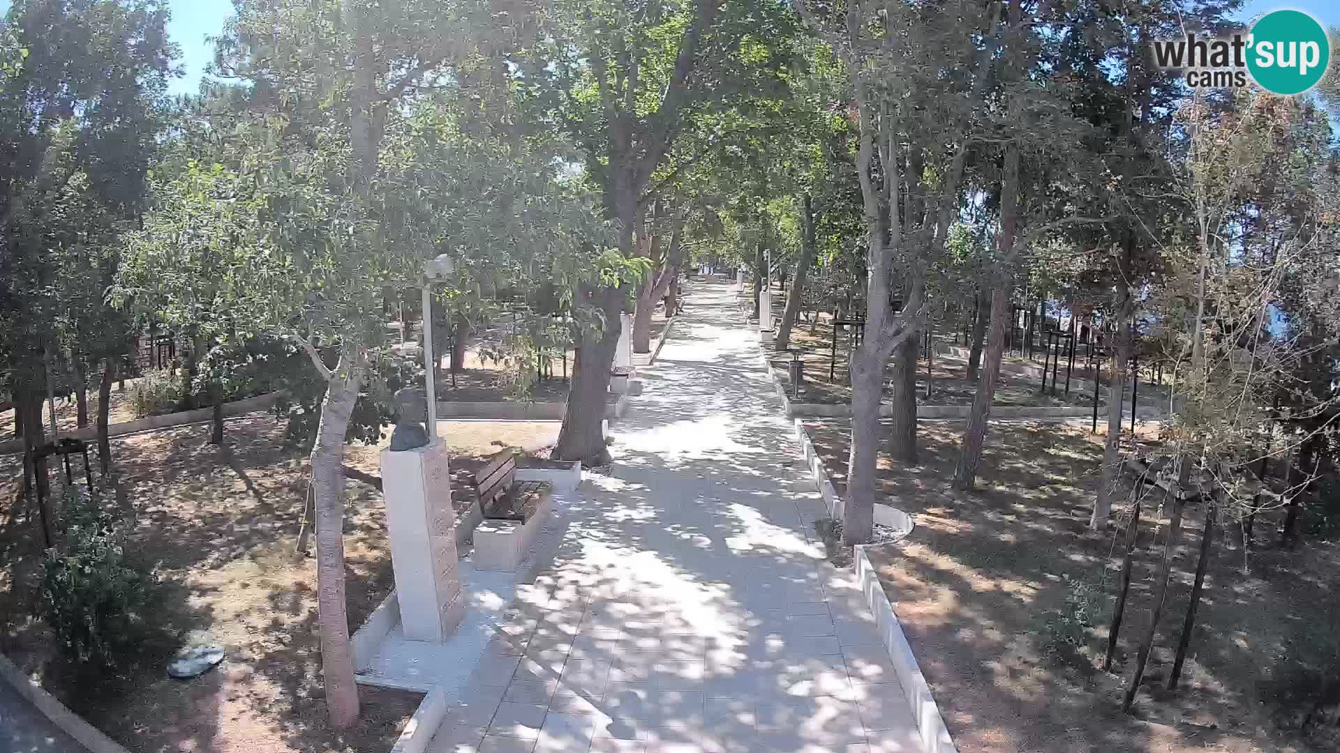 Writers’ Park Webcam Senj – Live by the Sea