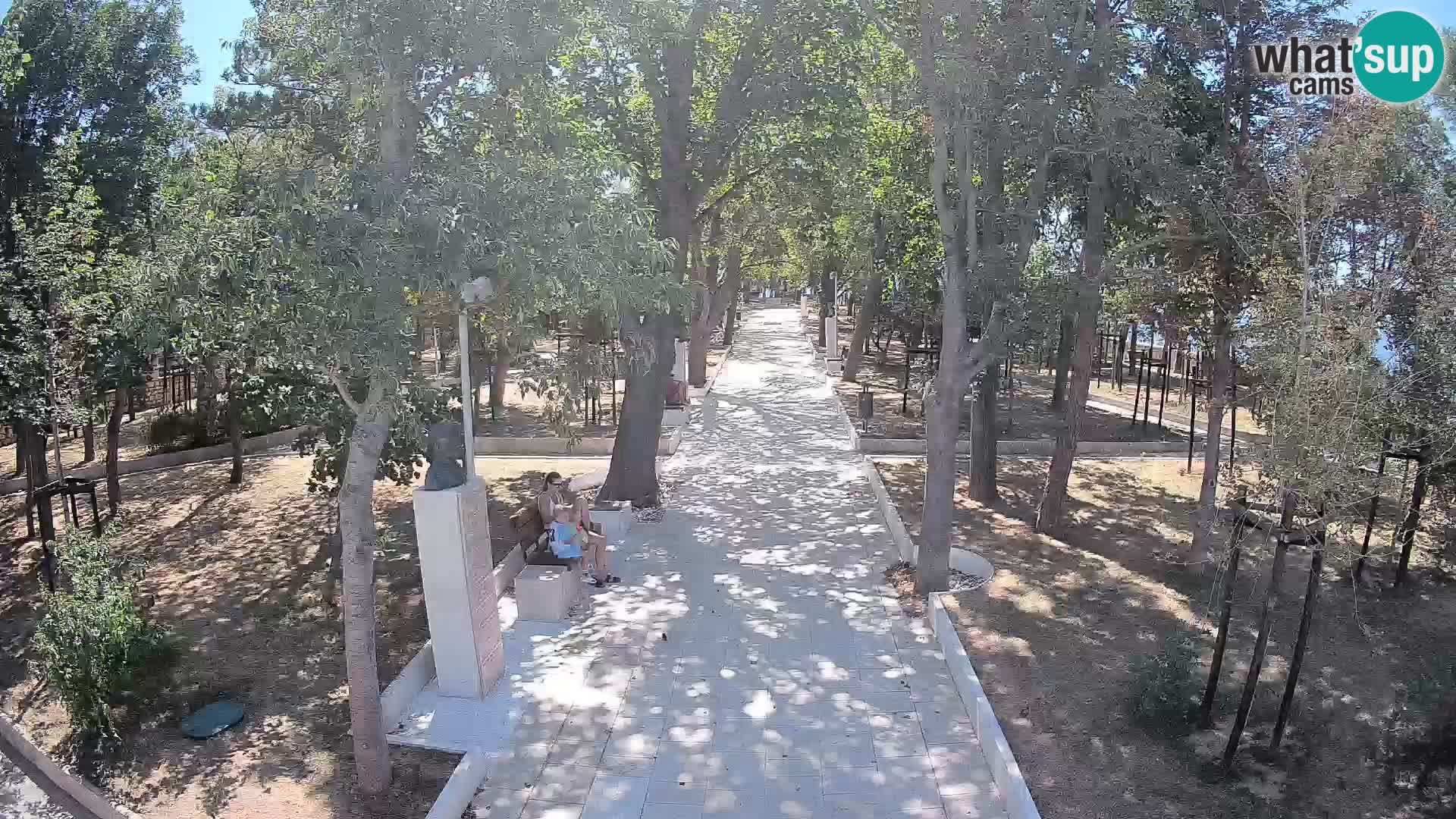 Writers’ Park Webcam Senj – Live by the Sea