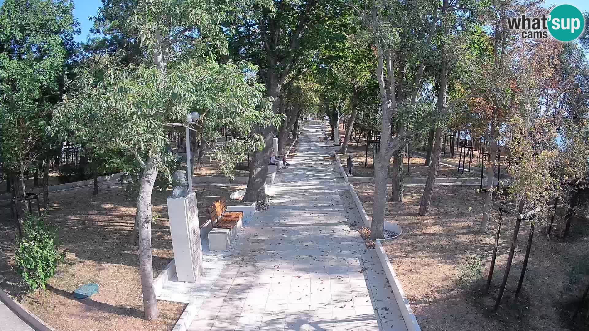 Writers’ Park Webcam Senj – Live by the Sea