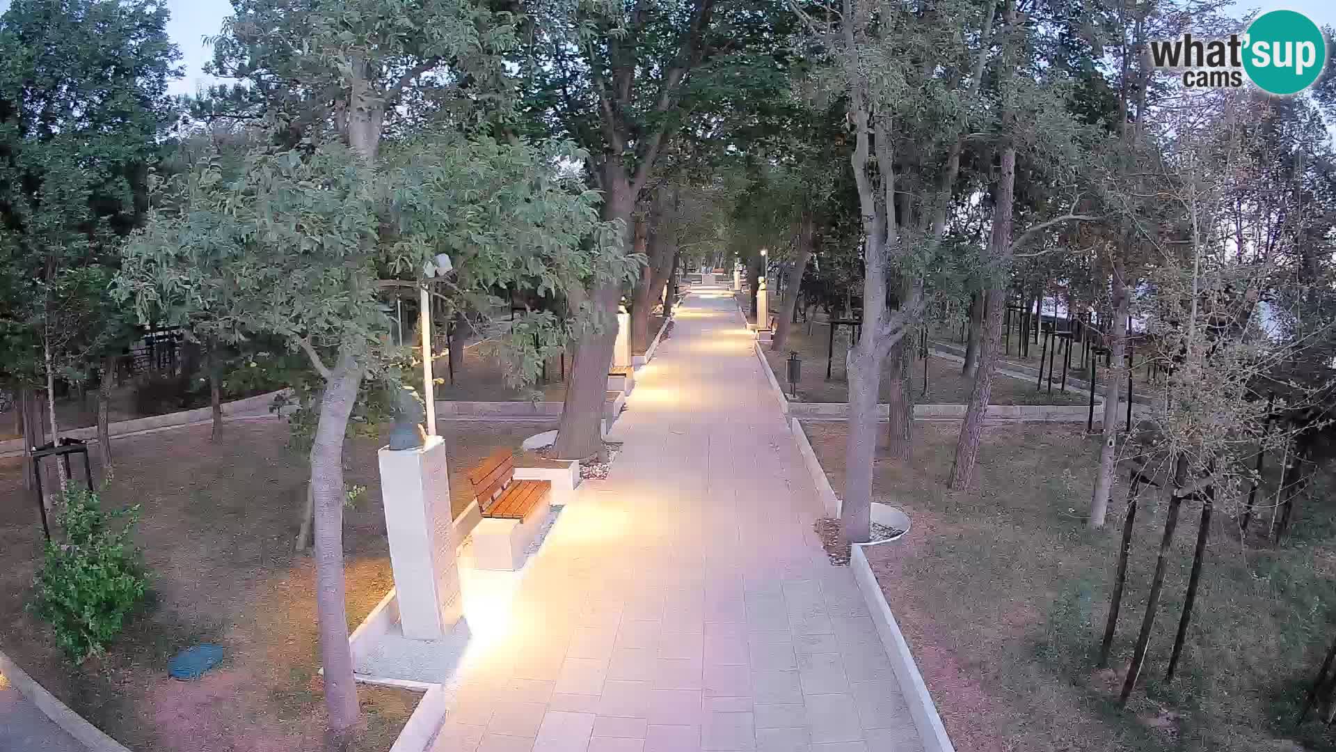 Writers’ Park Webcam Senj – Live by the Sea