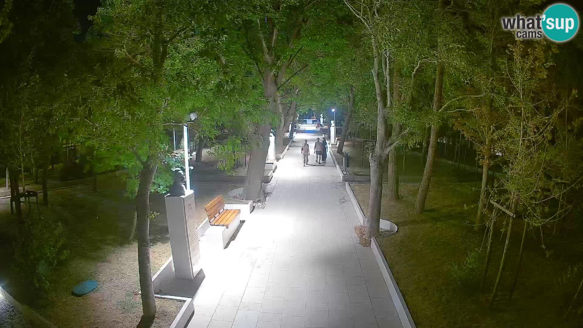 Writers’ Park Webcam Senj – Live by the Sea