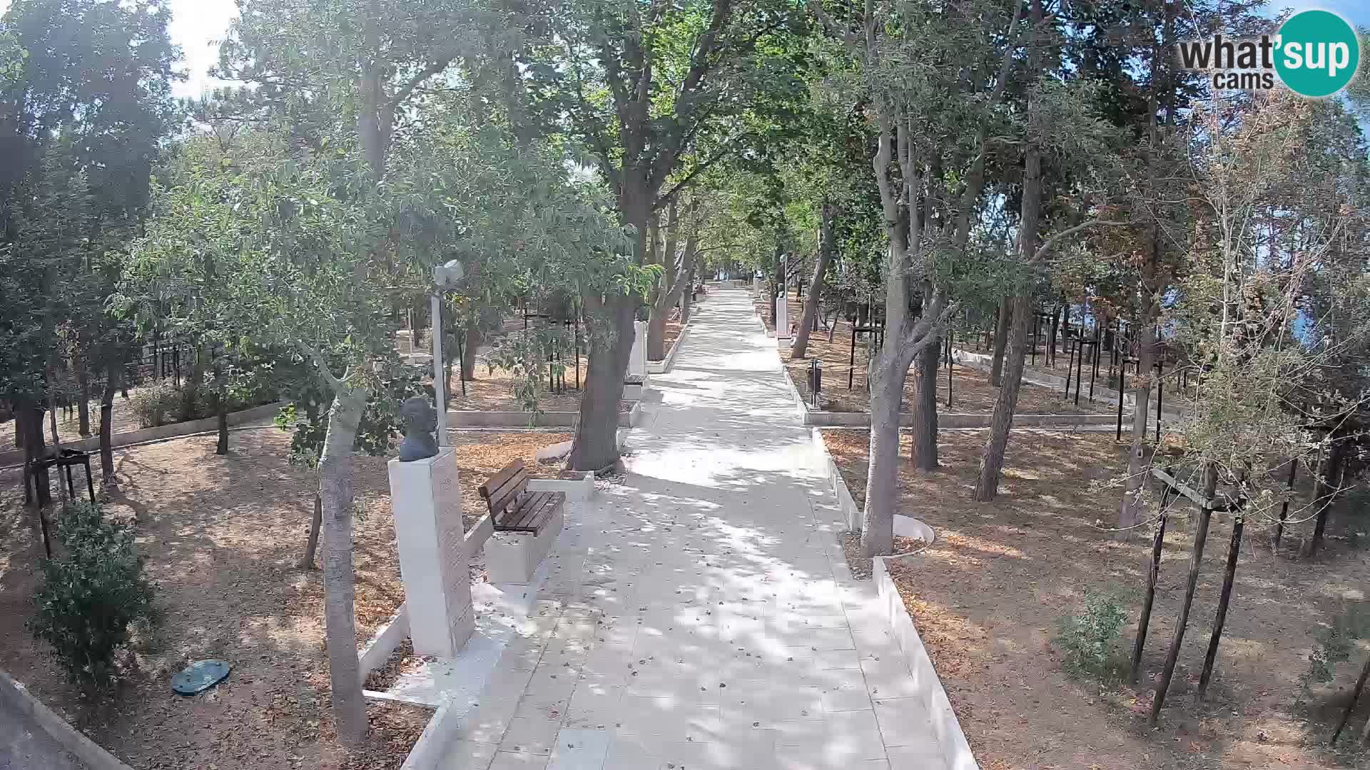 Writers’ Park Webcam Senj – Live by the Sea