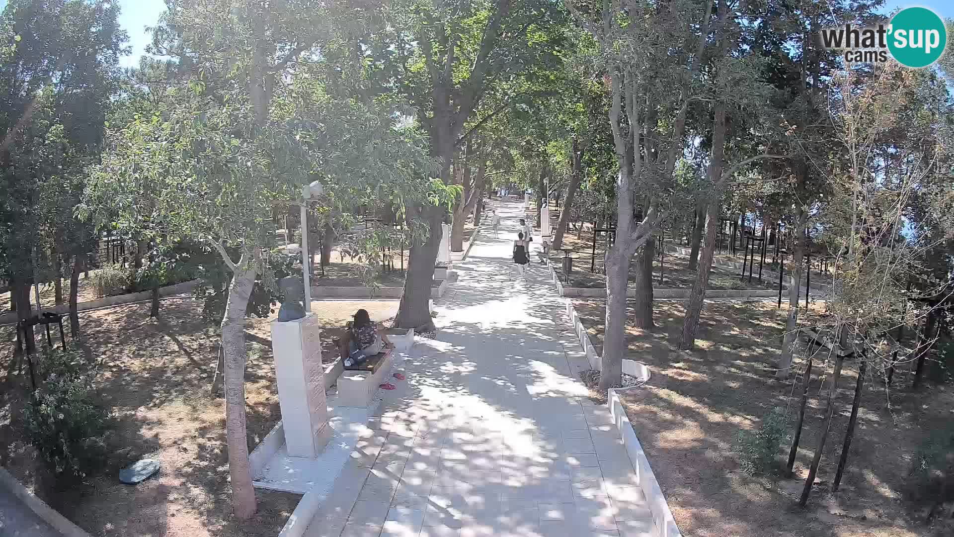 Writers’ Park Webcam Senj – Live by the Sea