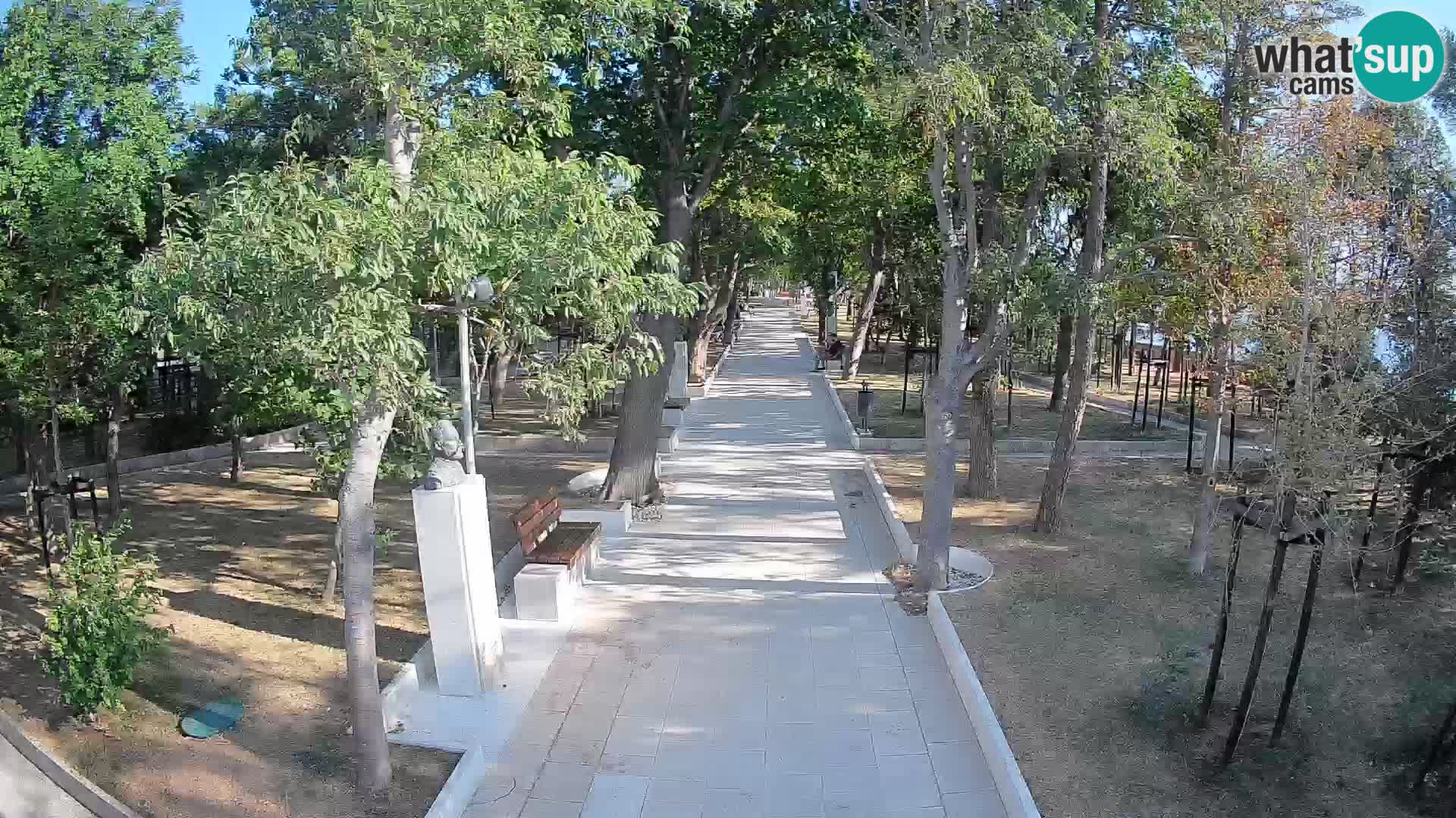 Webcam Schriftstellerpark Senj – Live am Meer