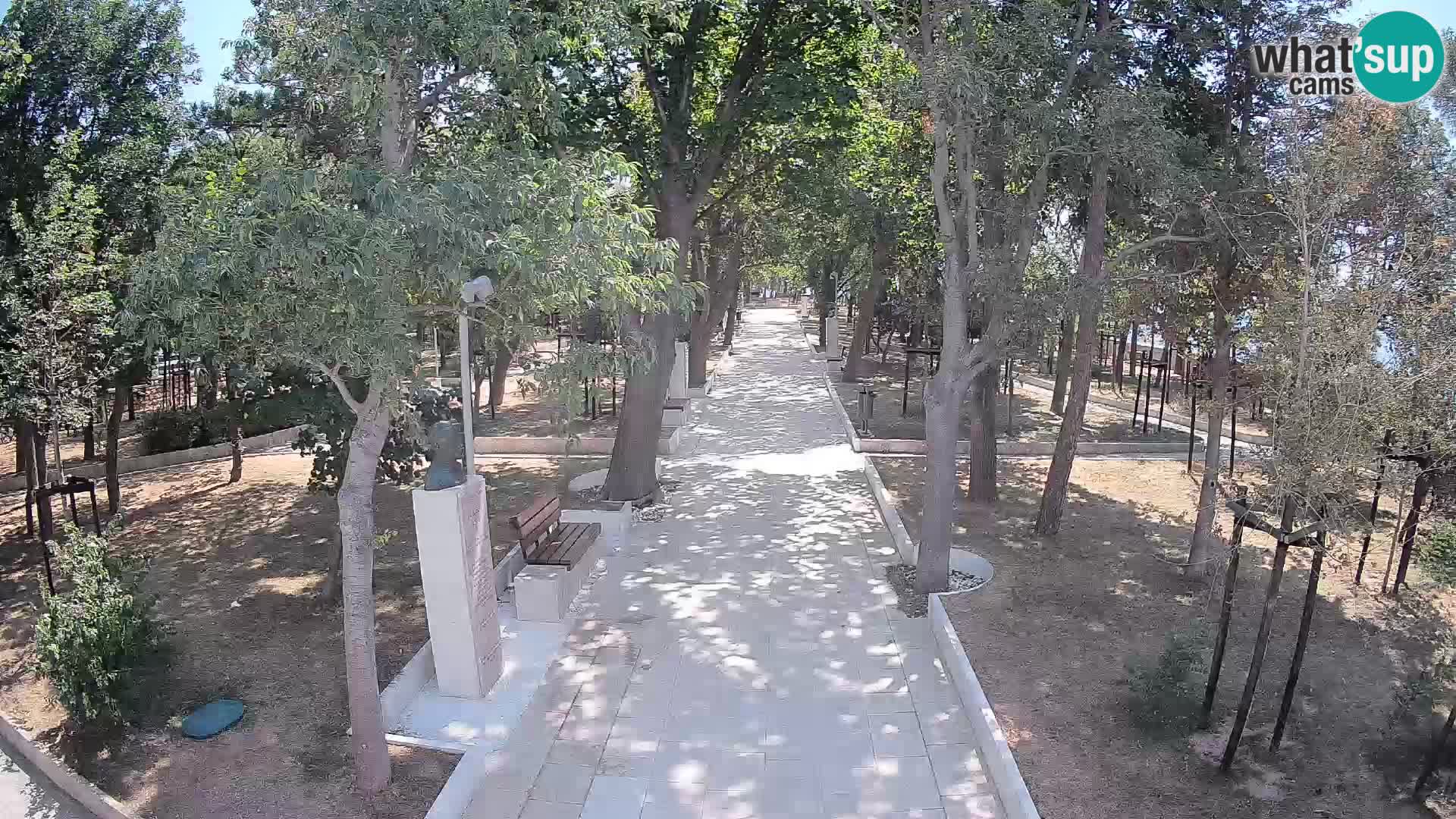 Webcam Schriftstellerpark Senj – Live am Meer