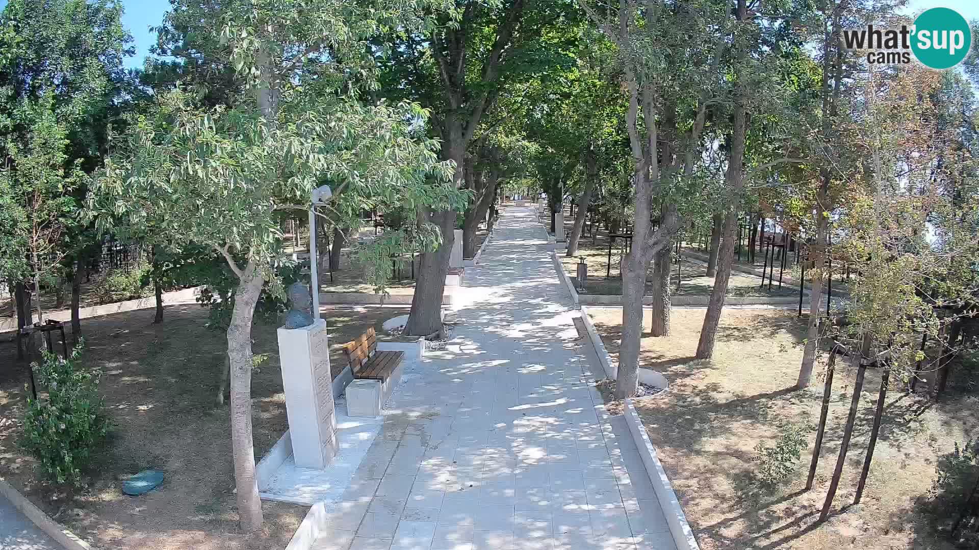 Webcam Schriftstellerpark Senj – Live am Meer