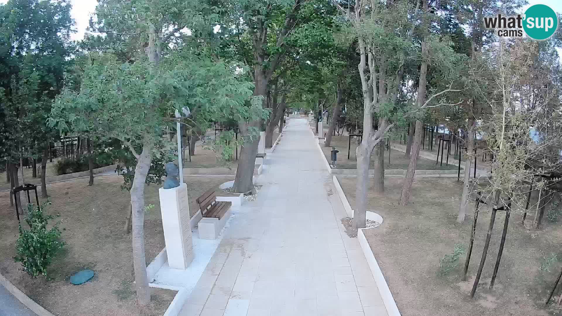 Writers’ Park Webcam Senj – Live by the Sea