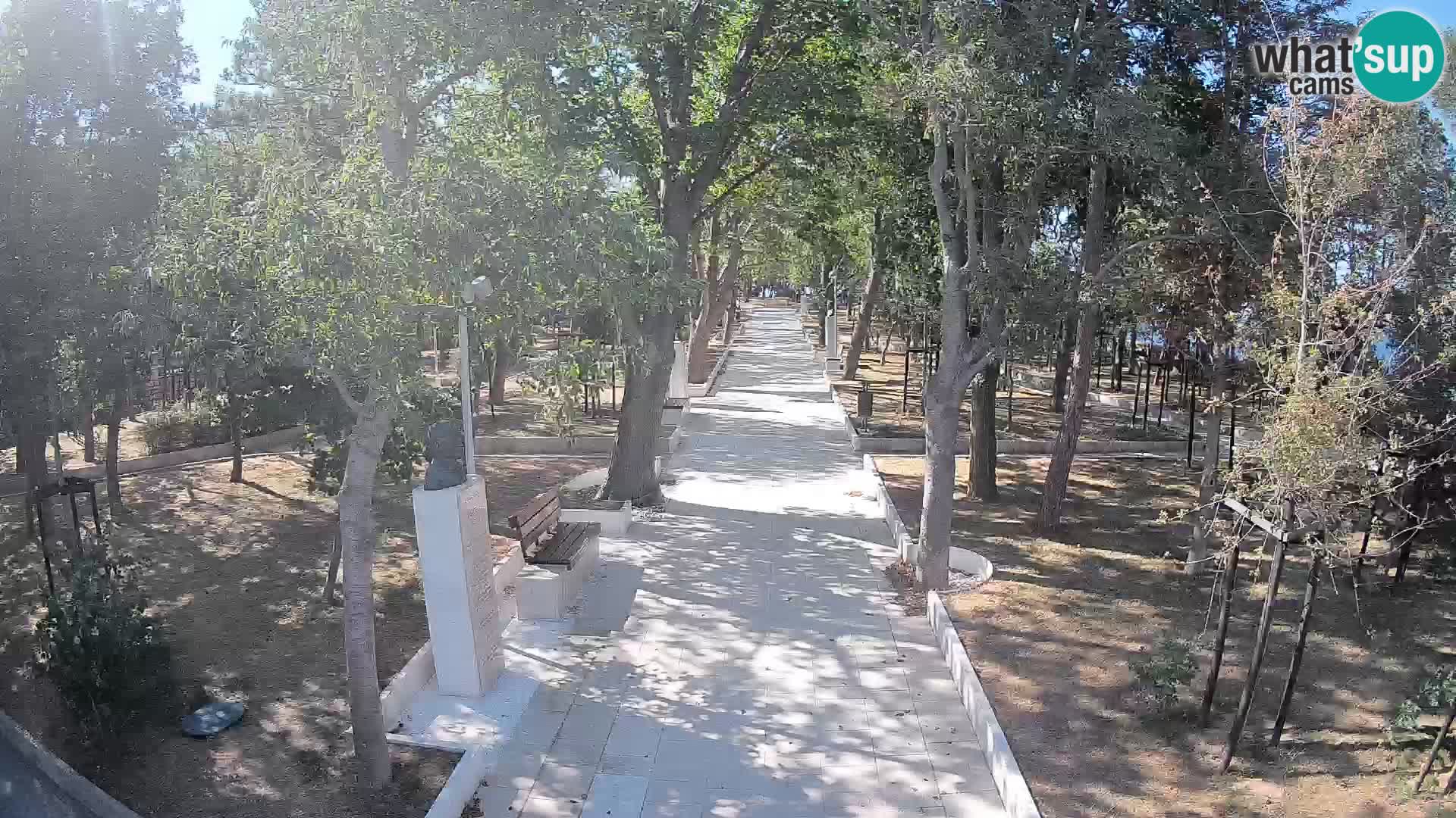 Webcam Schriftstellerpark Senj – Live am Meer