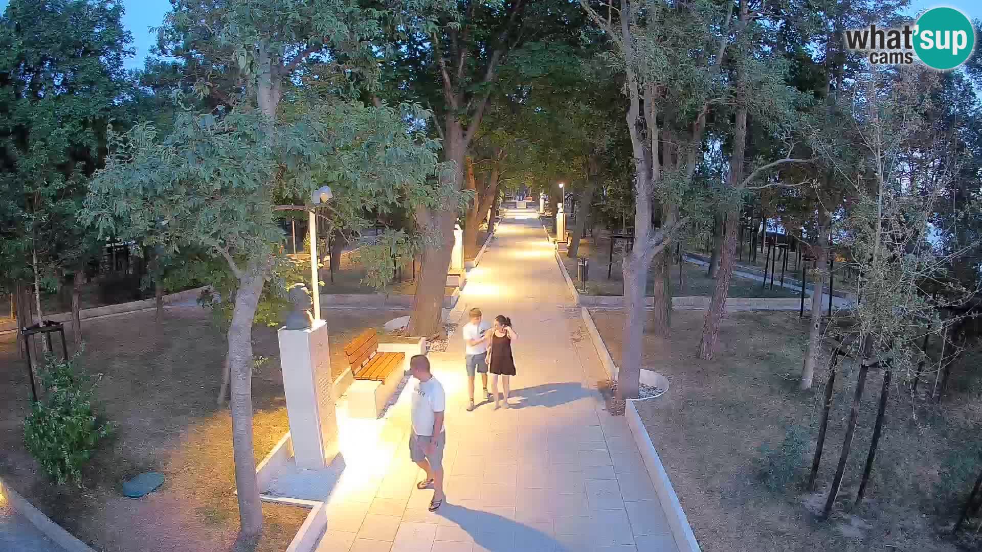 Writers’ Park Webcam Senj – Live by the Sea