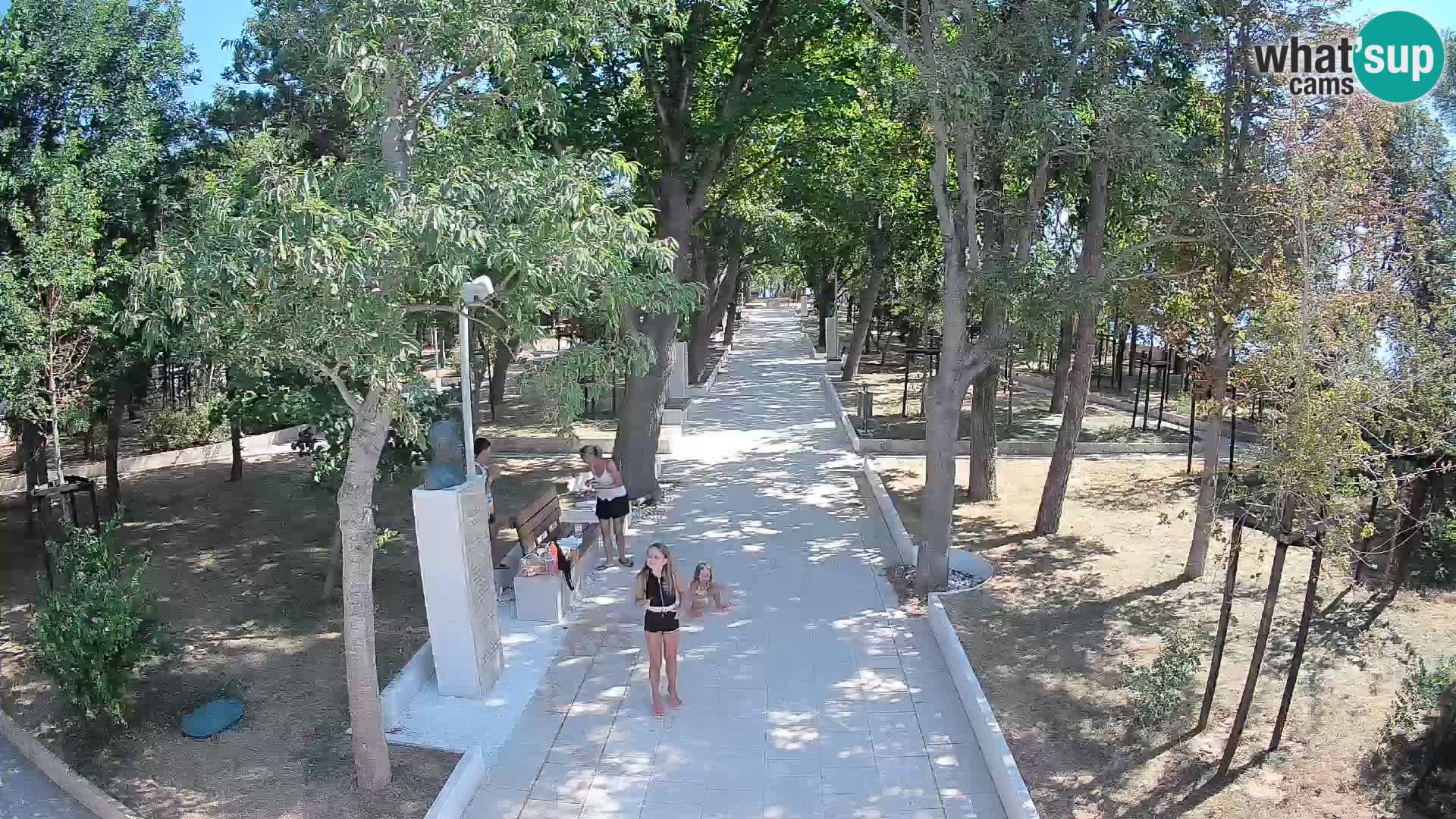 Webcam Schriftstellerpark Senj – Live am Meer