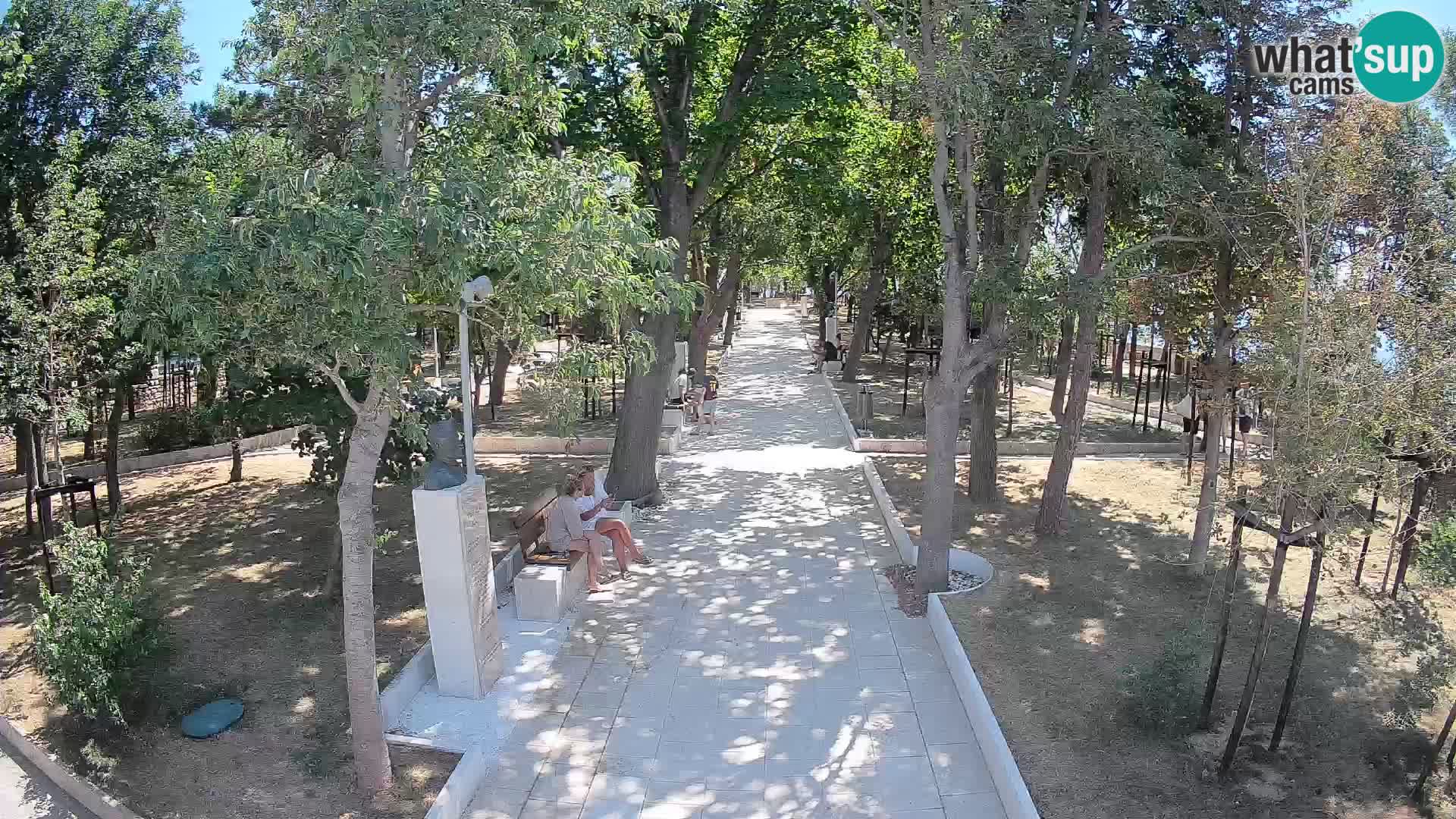 Writers’ Park Webcam Senj – Live by the Sea