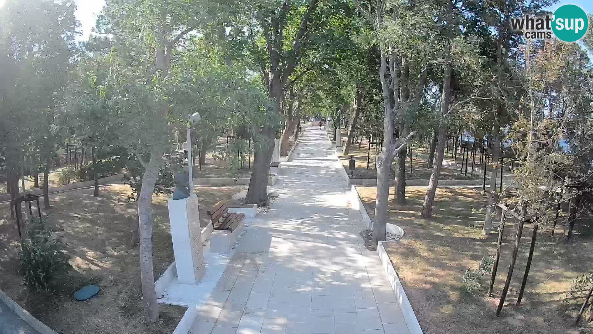 Webcam Schriftstellerpark Senj – Live am Meer