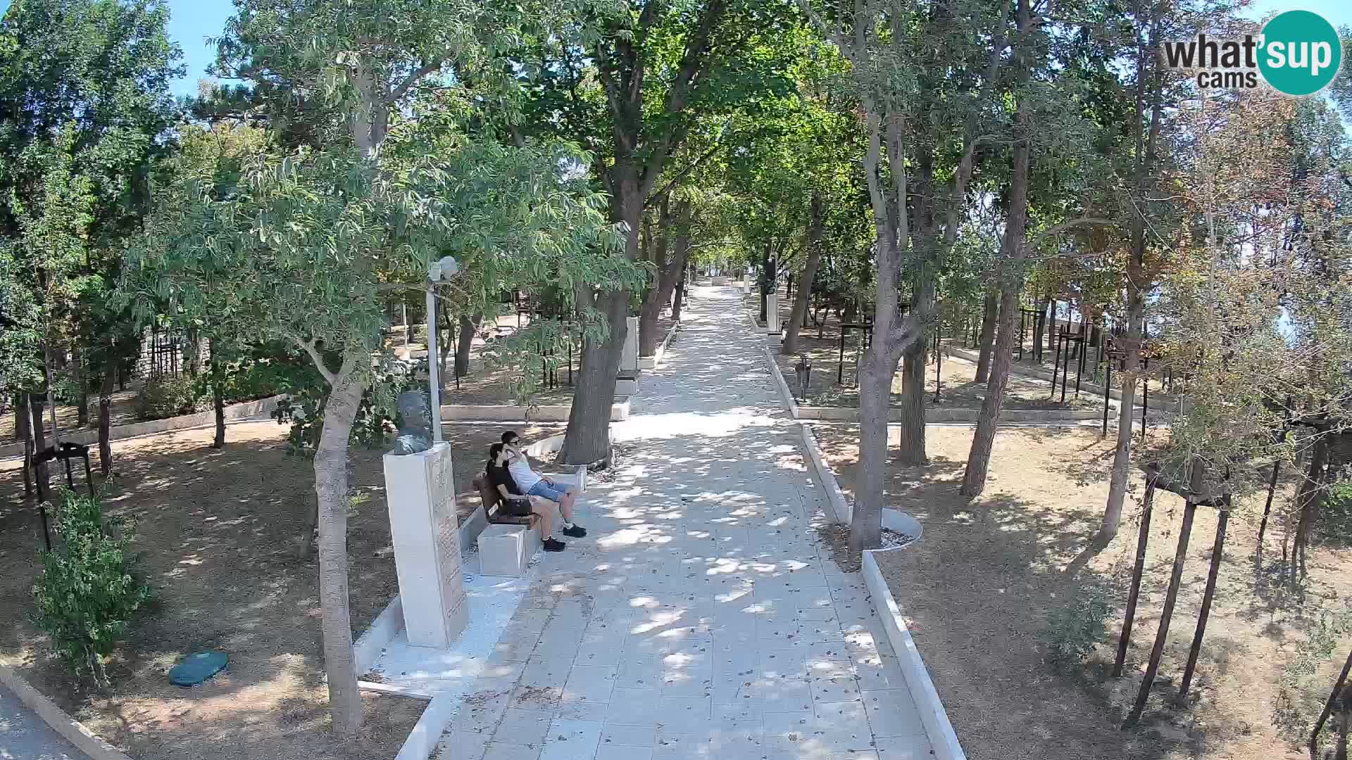 Writers’ Park Webcam Senj – Live by the Sea