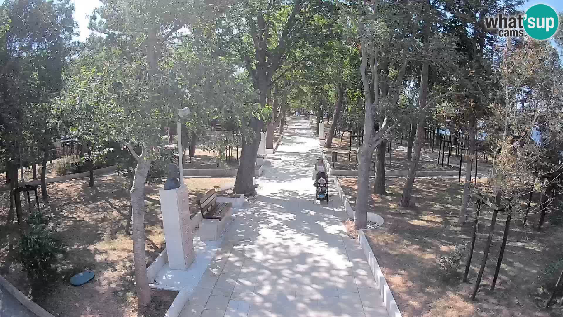 Writers’ Park Webcam Senj – Live by the Sea