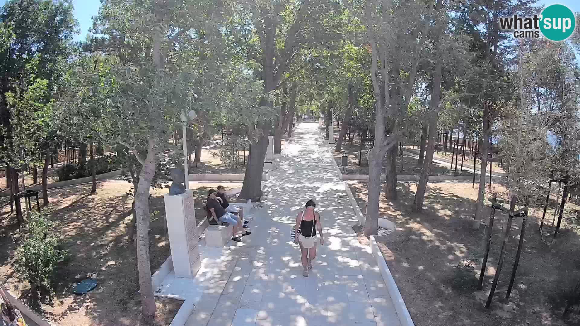 Webcam Schriftstellerpark Senj – Live am Meer