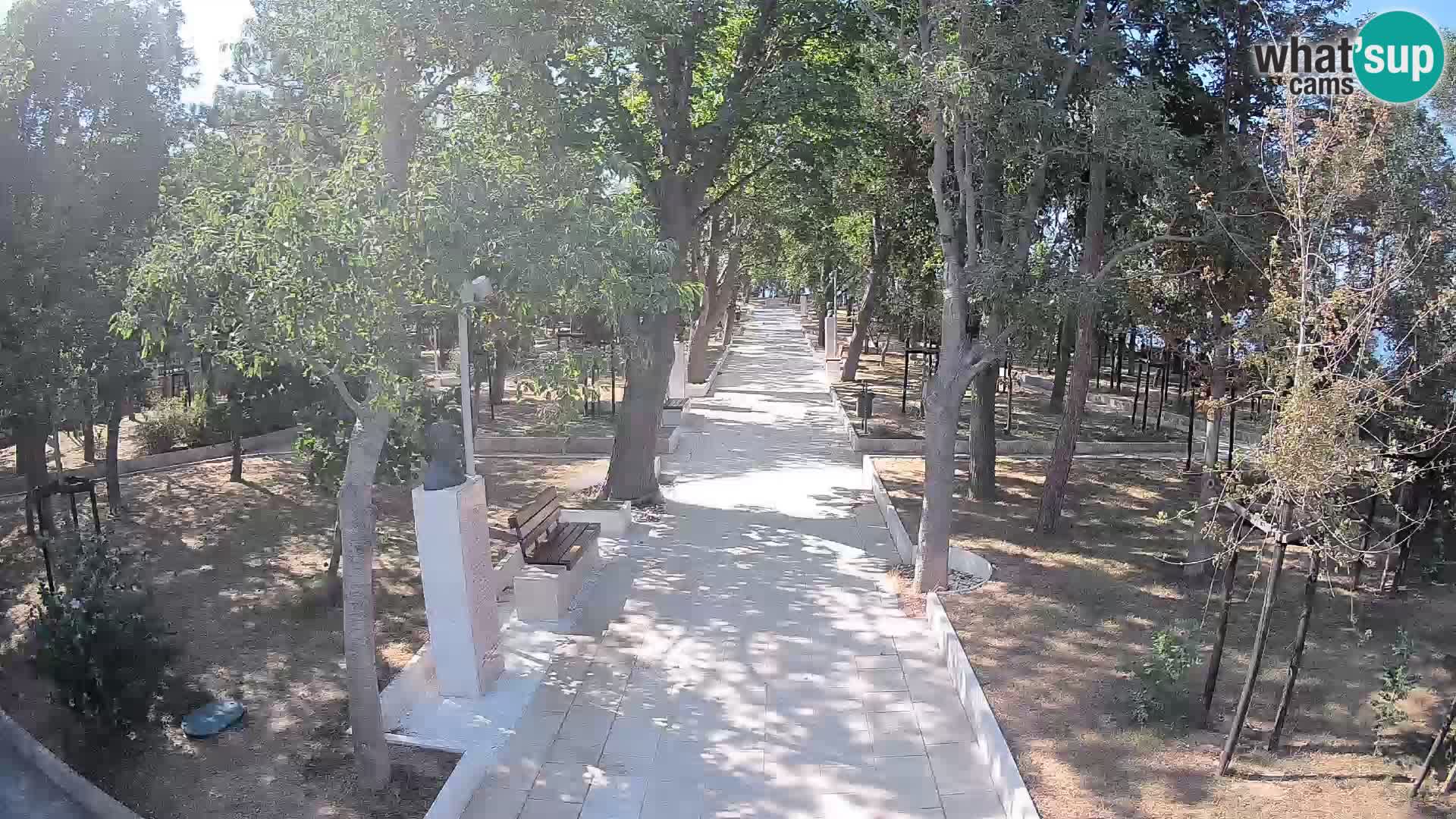 Webcam Schriftstellerpark Senj – Live am Meer