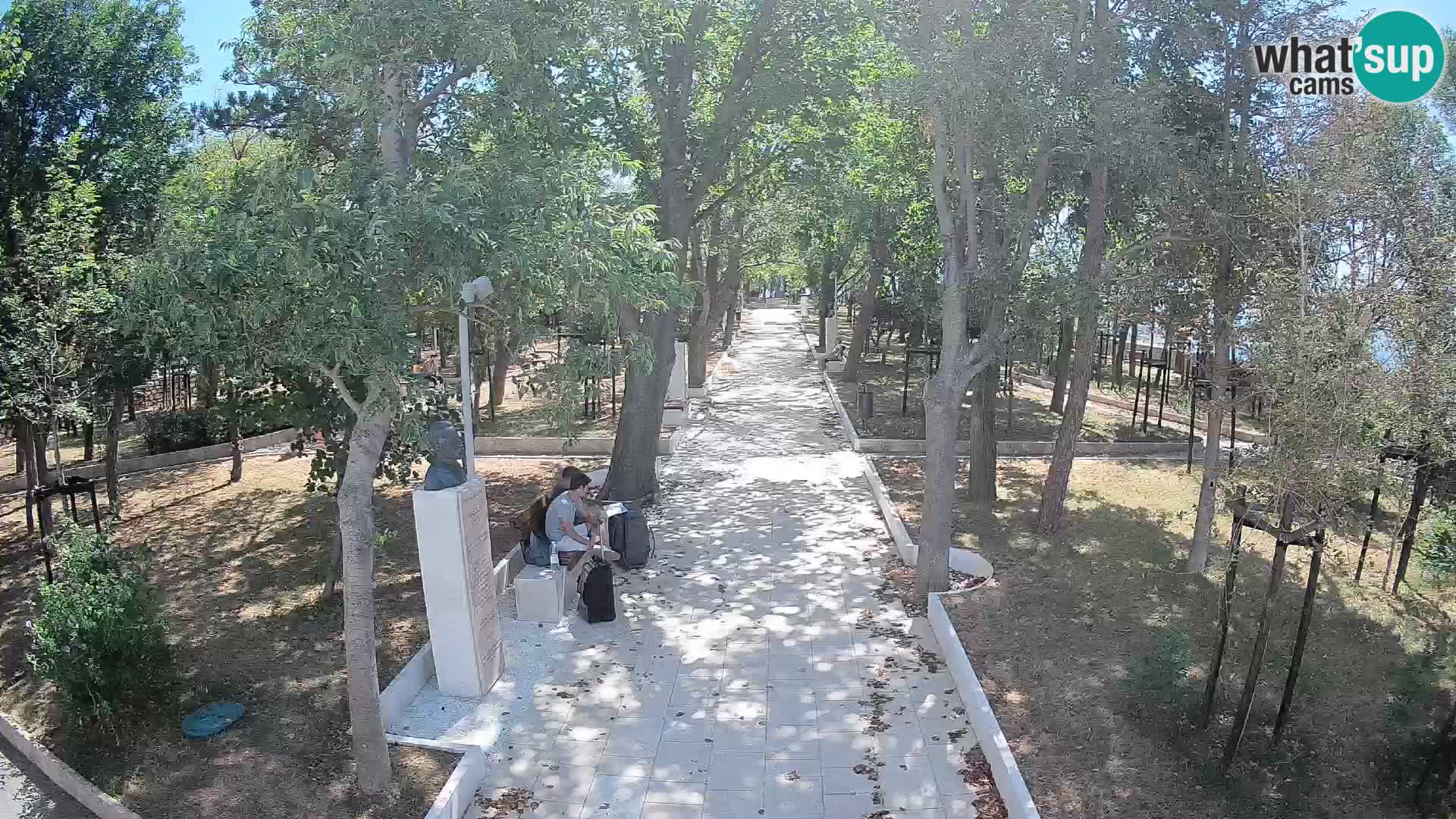 Writers’ Park Webcam Senj – Live by the Sea