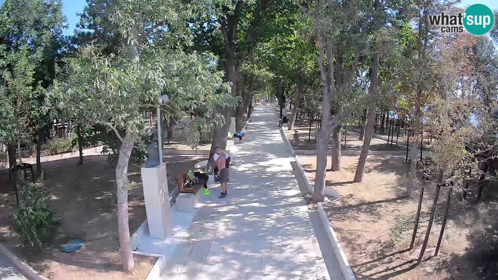 Writers’ Park Webcam Senj – Live by the Sea
