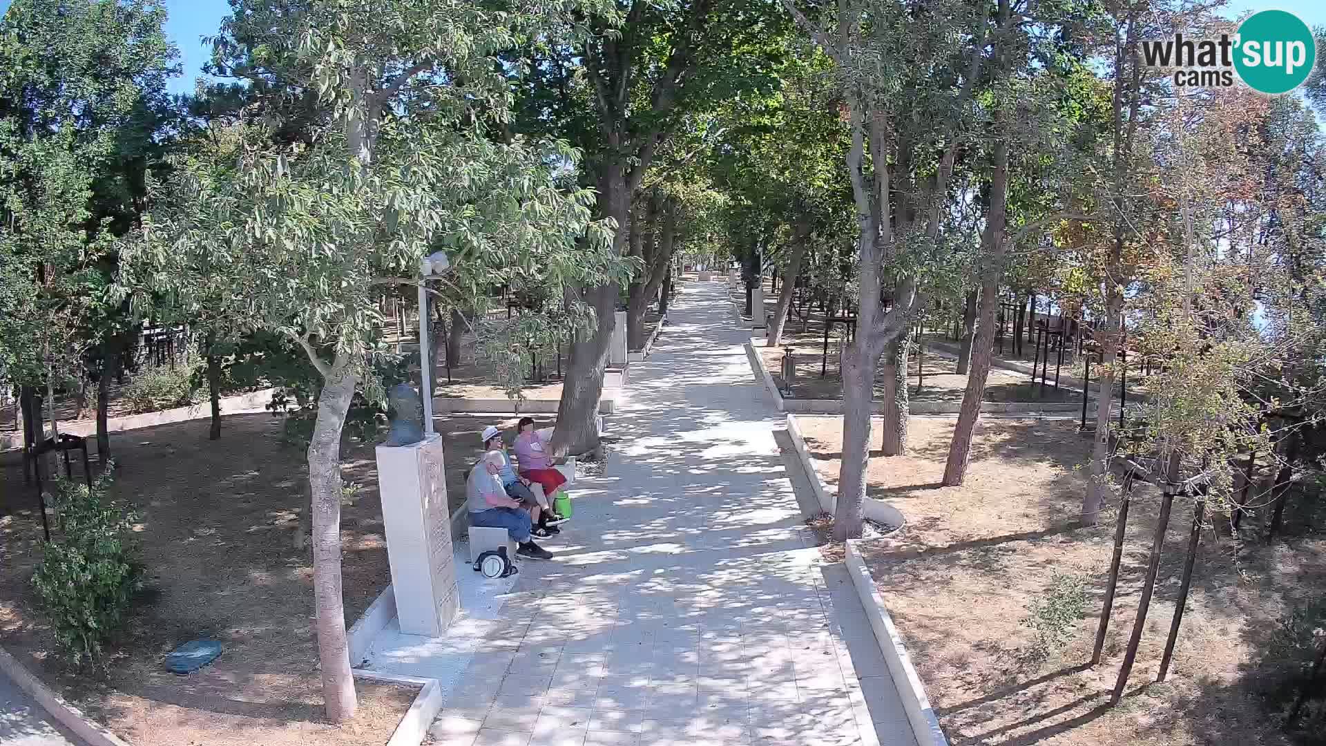 Writers’ Park Webcam Senj – Live by the Sea