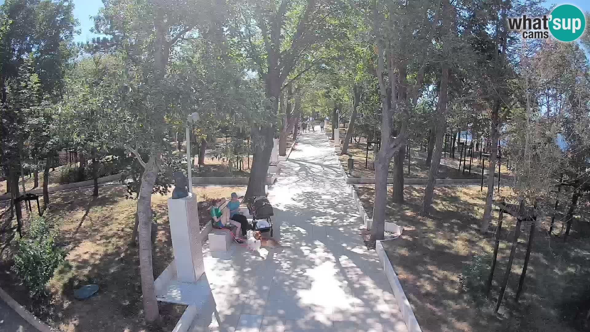 Writers’ Park Webcam Senj – Live by the Sea