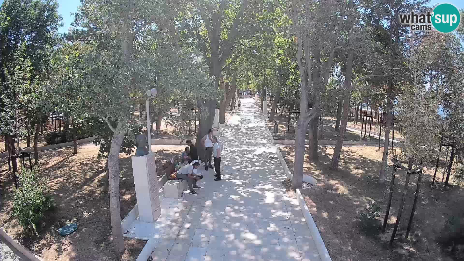 Writers’ Park Webcam Senj – Live by the Sea