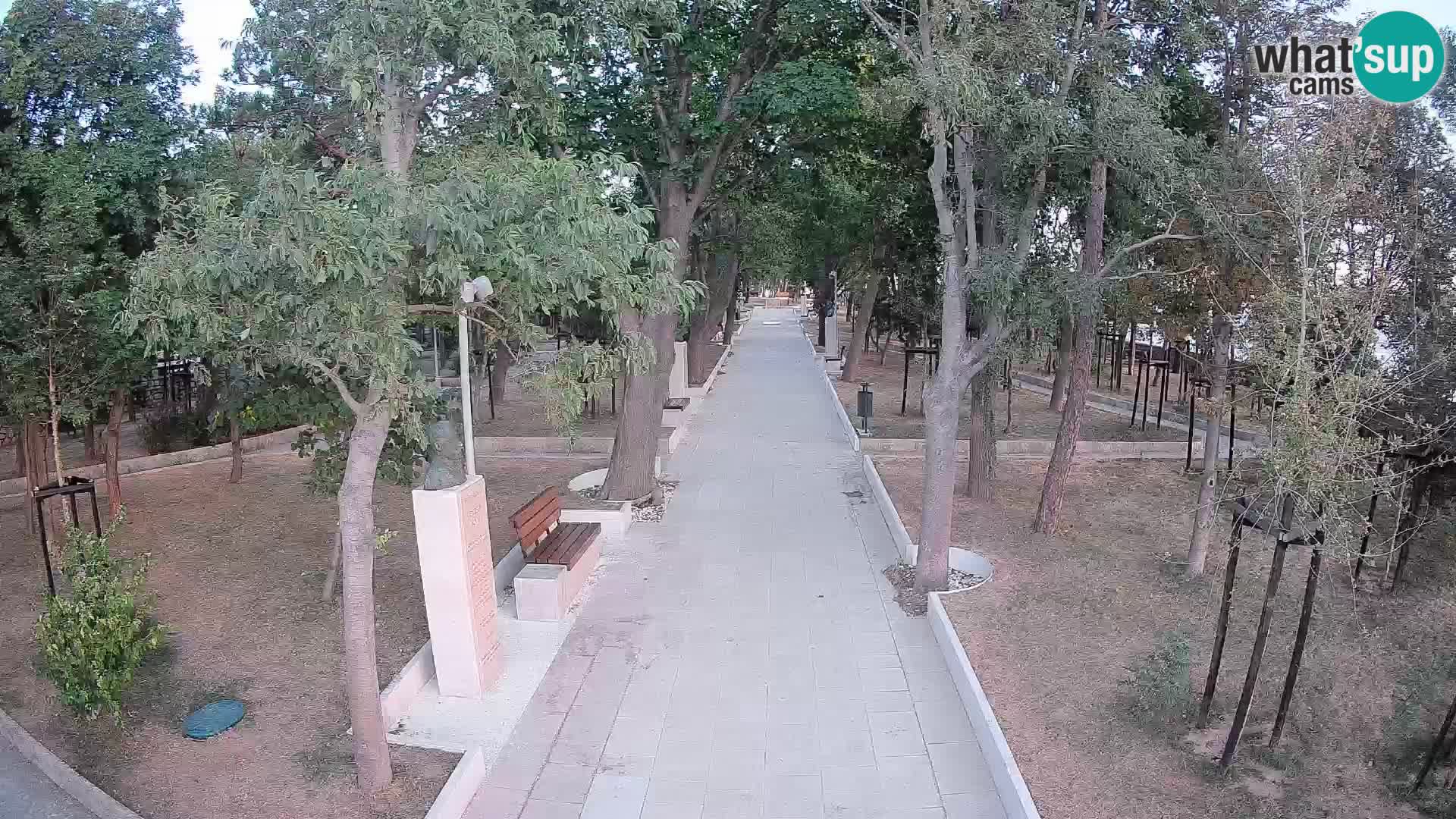 Writers’ Park Webcam Senj – Live by the Sea
