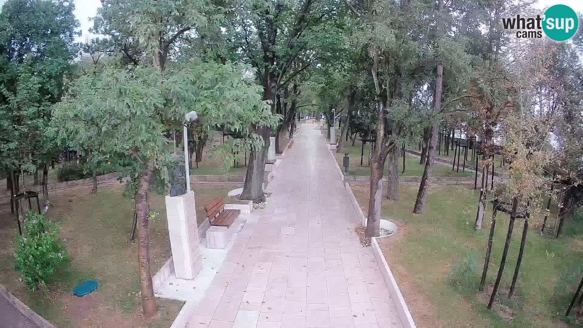 Writers’ Park Webcam Senj – Live by the Sea