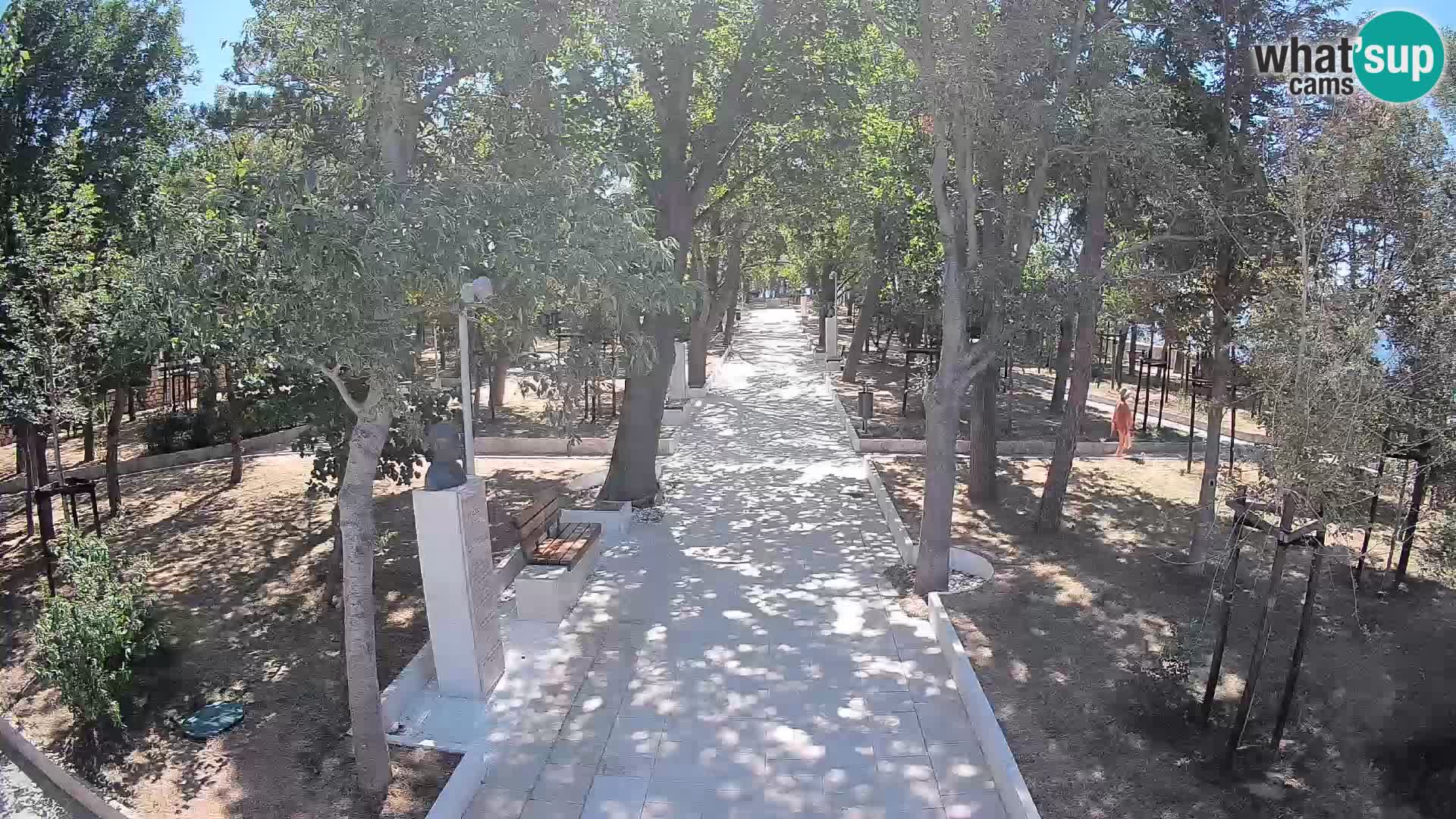 Writers’ Park Webcam Senj – Live by the Sea