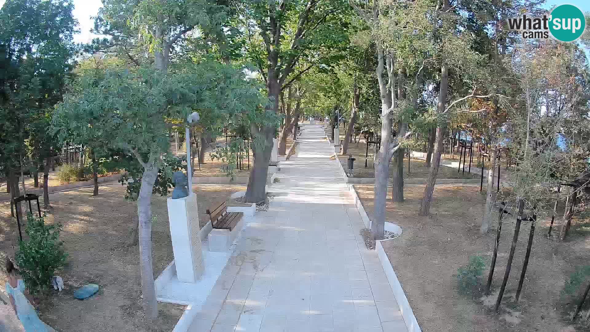 Webcam Schriftstellerpark Senj – Live am Meer