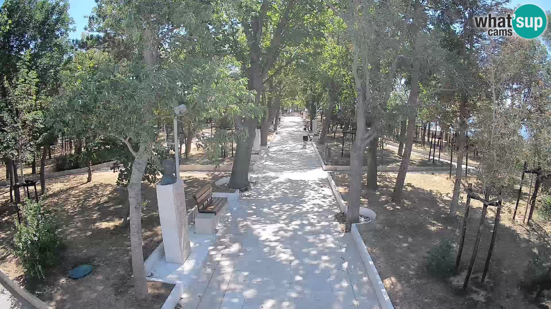 Writers’ Park Webcam Senj – Live by the Sea