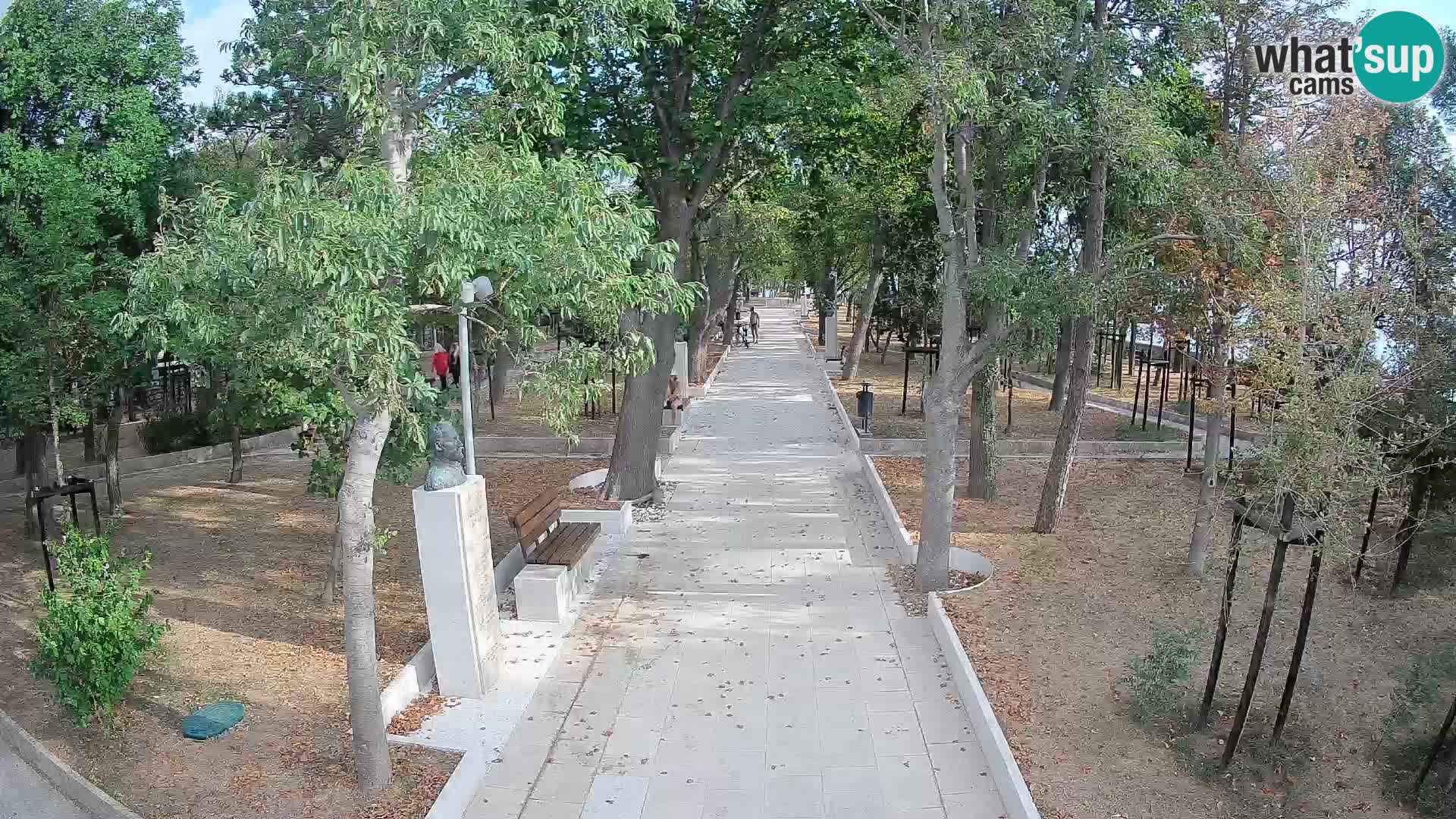 Writers’ Park Webcam Senj – Live by the Sea