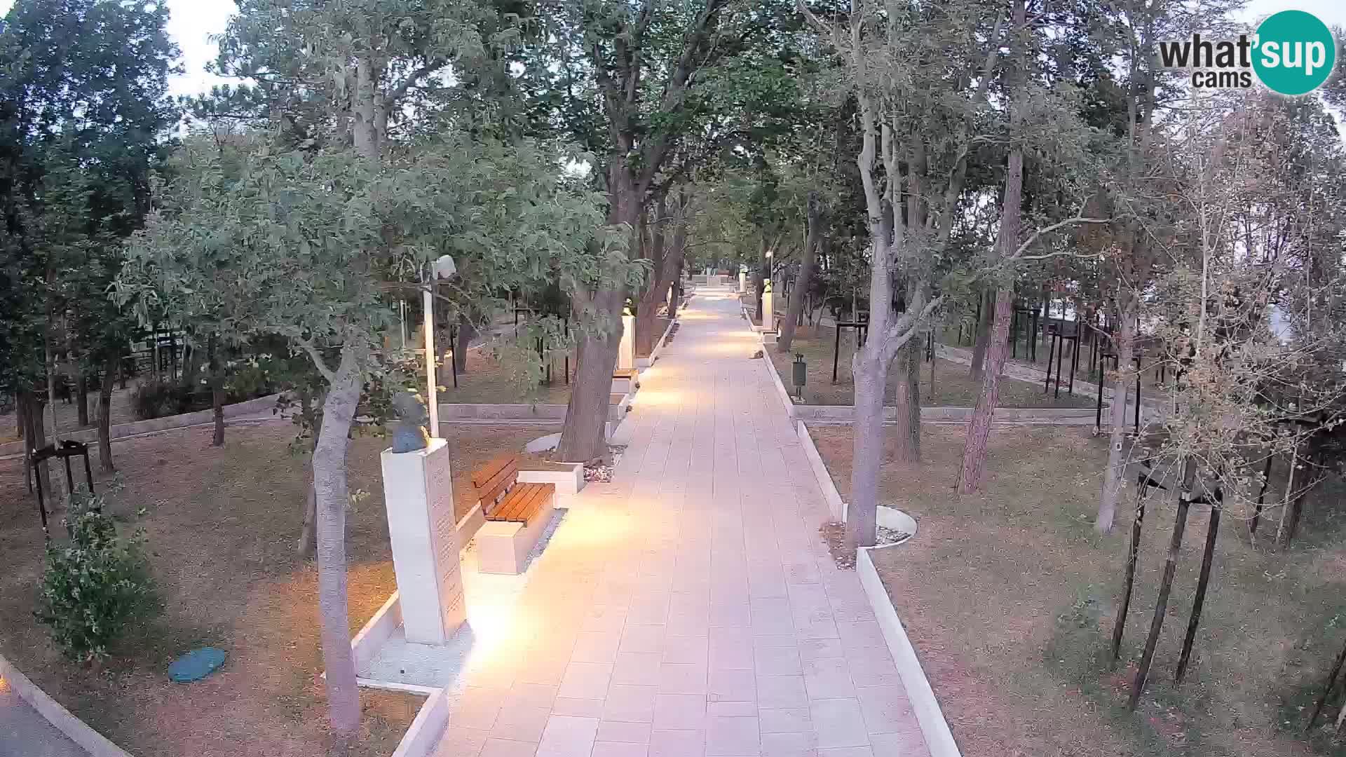 Writers’ Park Webcam Senj – Live by the Sea