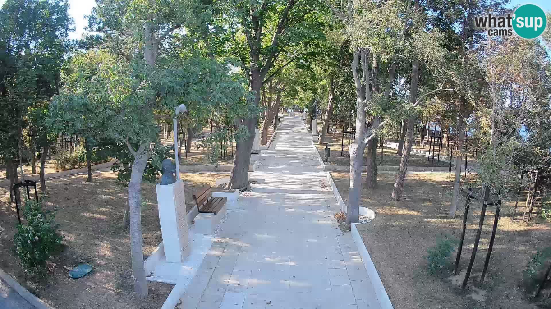 Webcam Schriftstellerpark Senj – Live am Meer