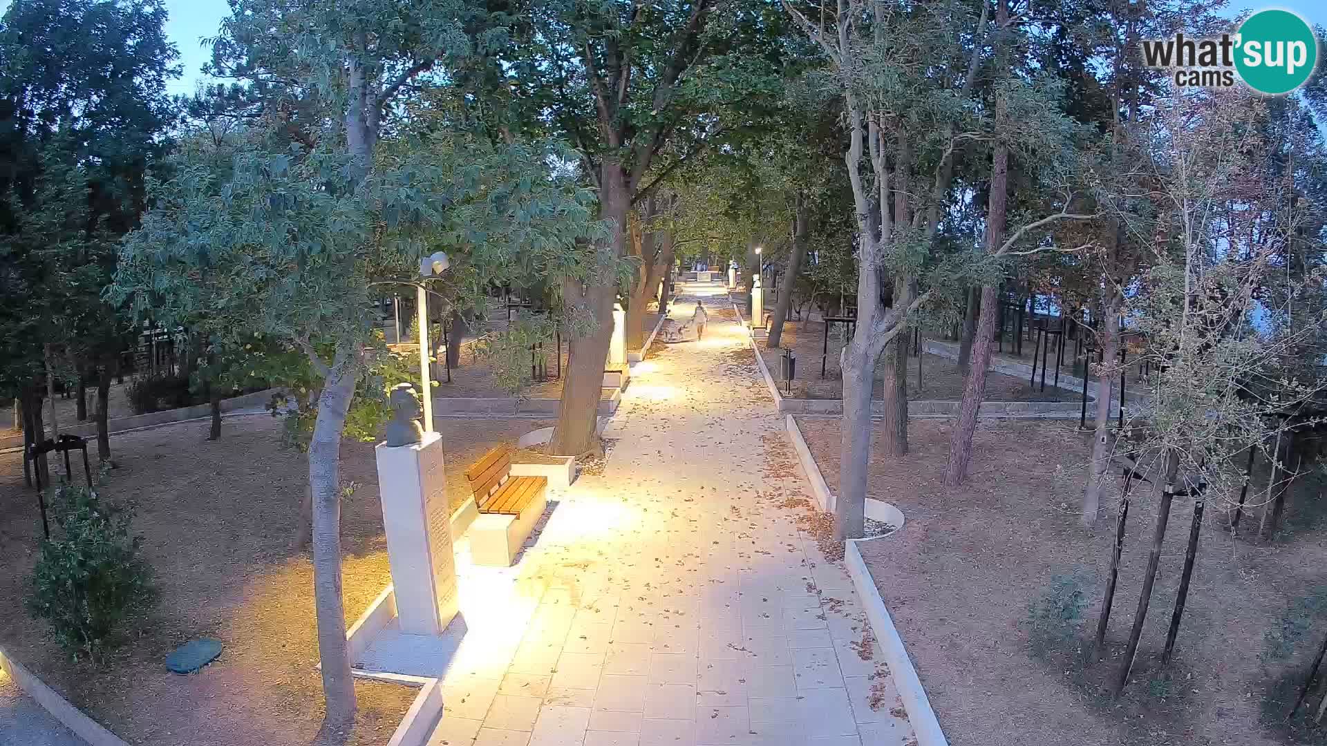 Writers’ Park Webcam Senj – Live by the Sea