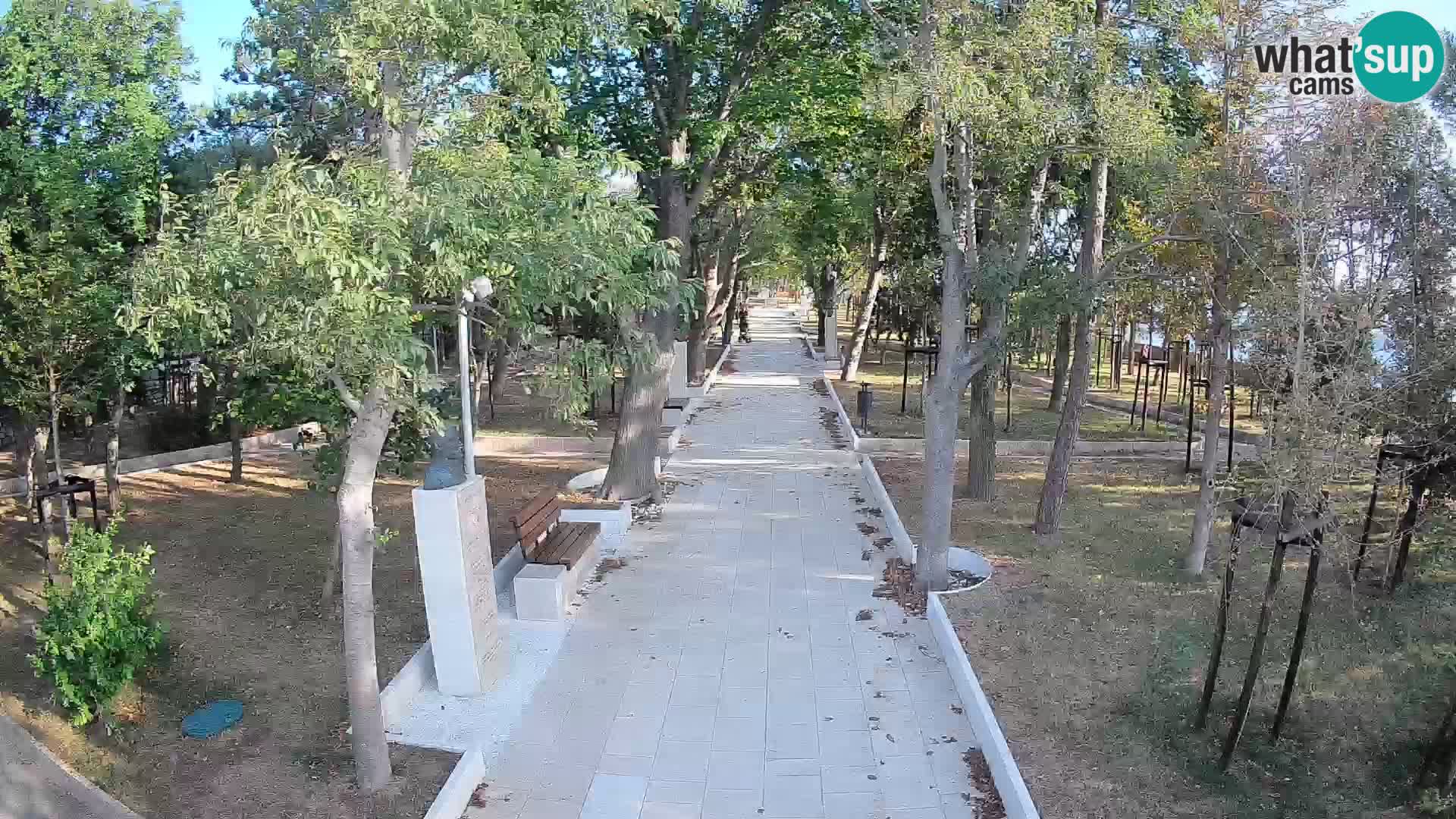 Writers’ Park Webcam Senj – Live by the Sea