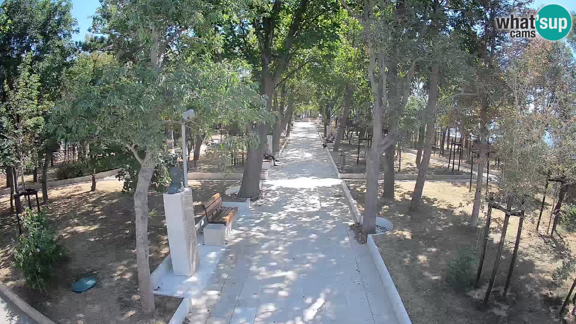 Writers’ Park Webcam Senj – Live by the Sea