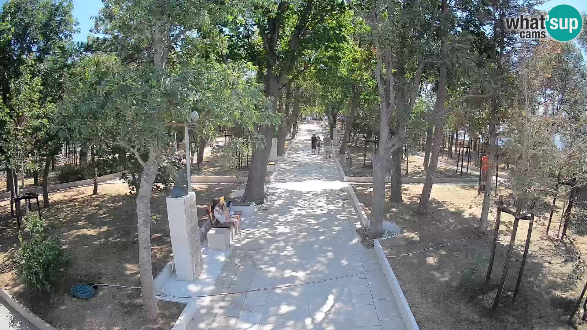 Writers’ Park Webcam Senj – Live by the Sea