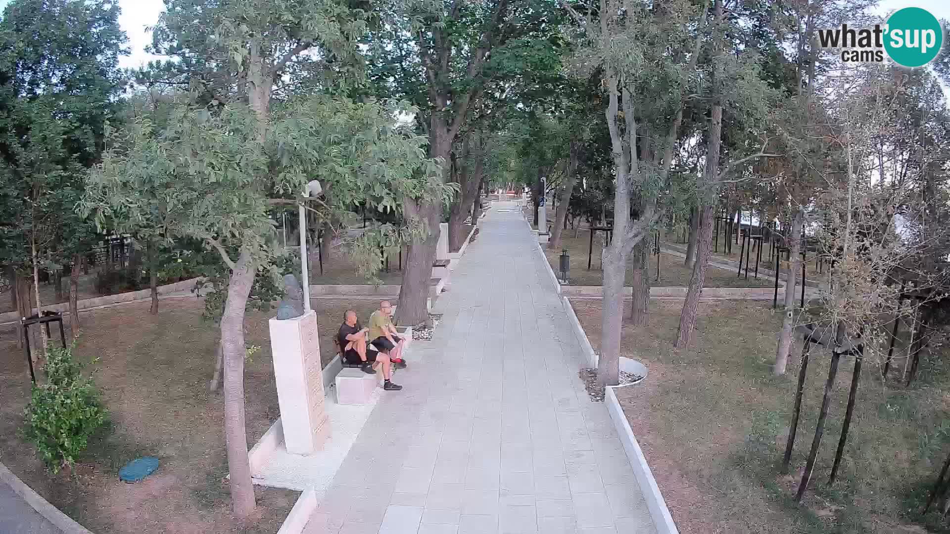 Writers’ Park Webcam Senj – Live by the Sea