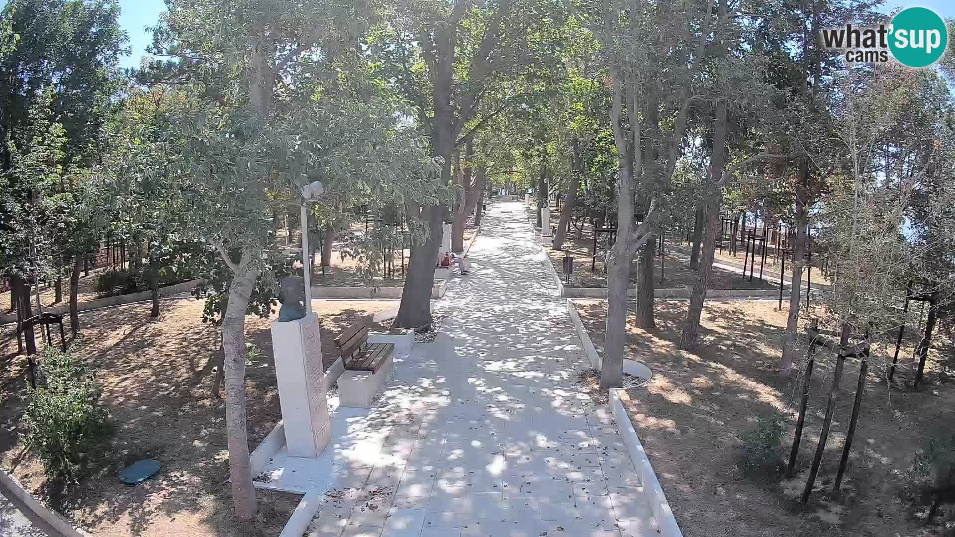 Writers’ Park Webcam Senj – Live by the Sea