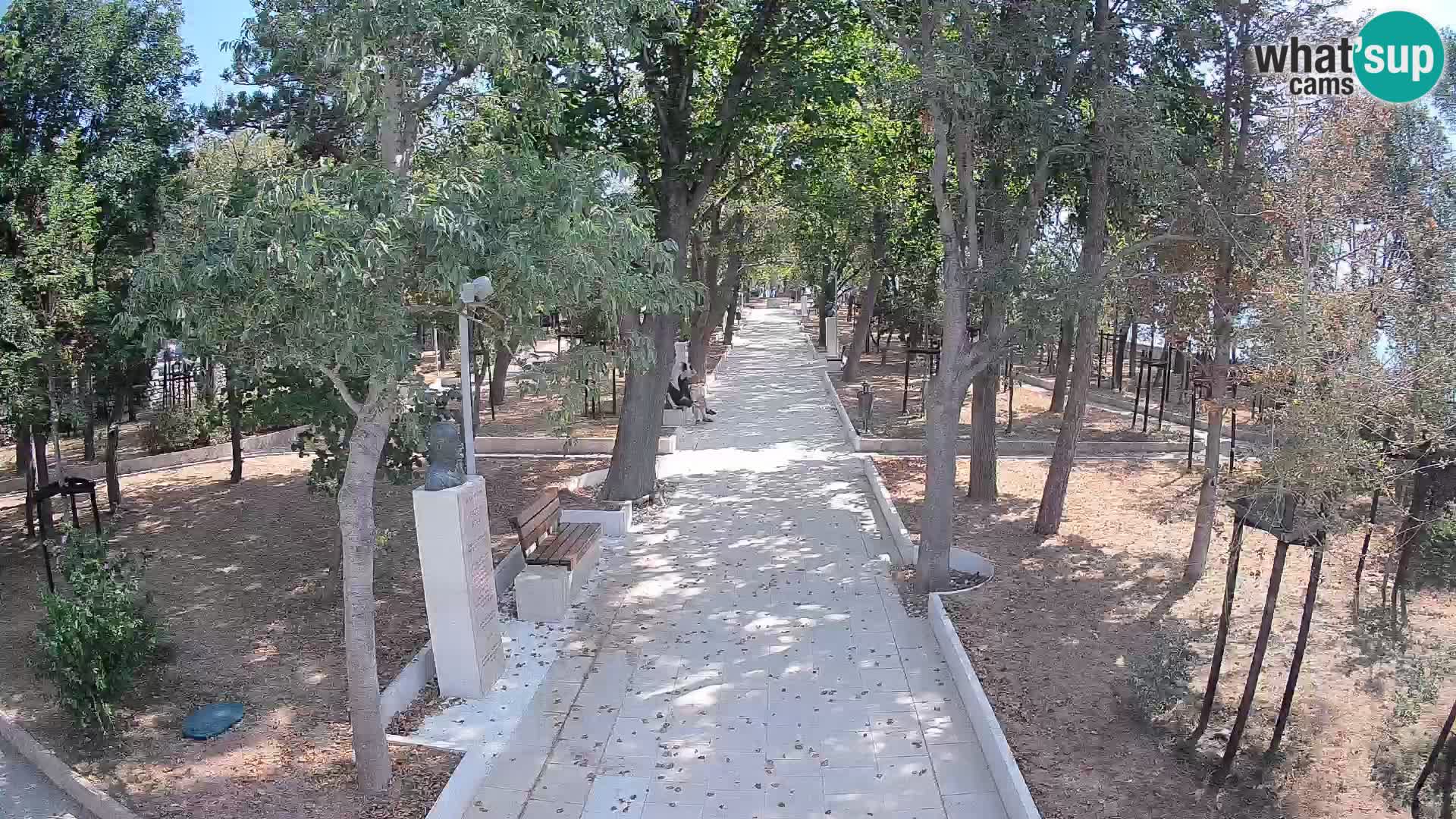 Writers’ Park Webcam Senj – Live by the Sea