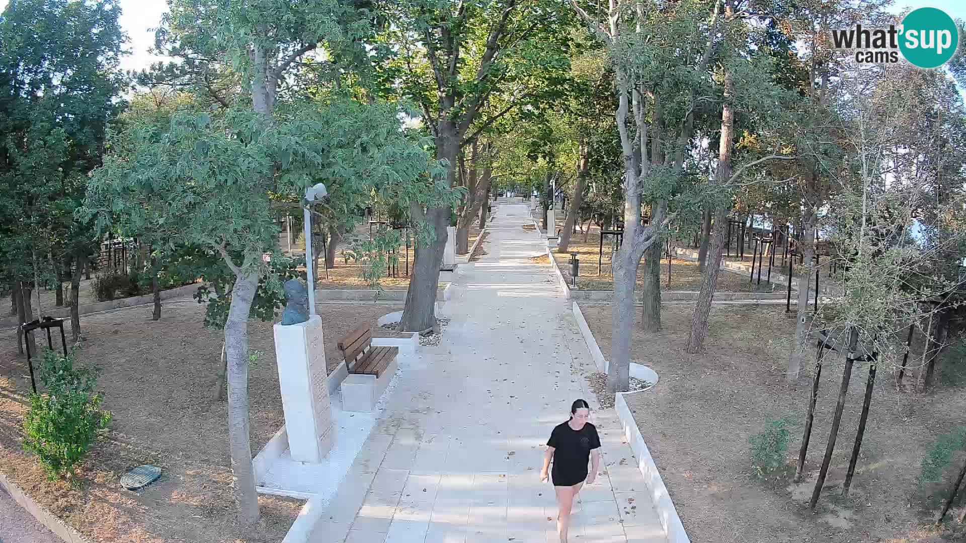Writers’ Park Webcam Senj – Live by the Sea