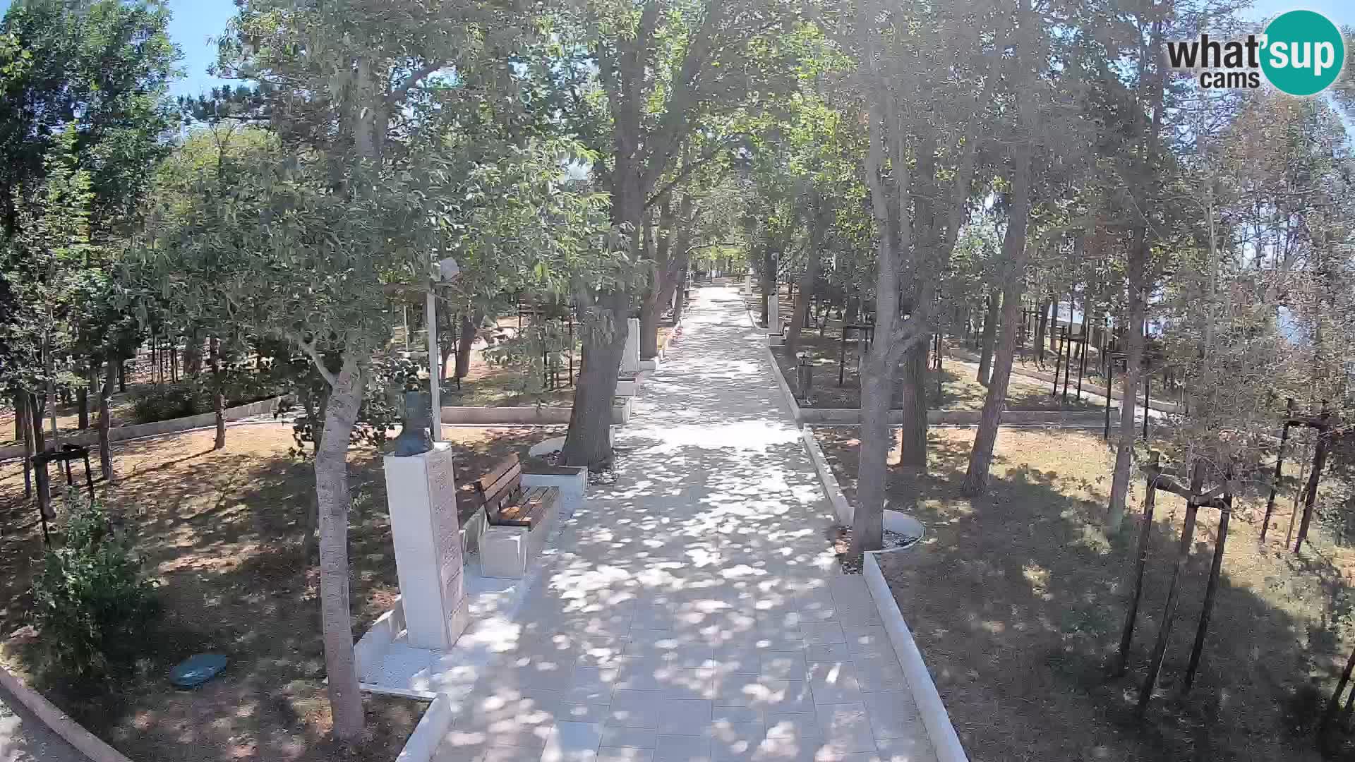 Writers’ Park Webcam Senj – Live by the Sea