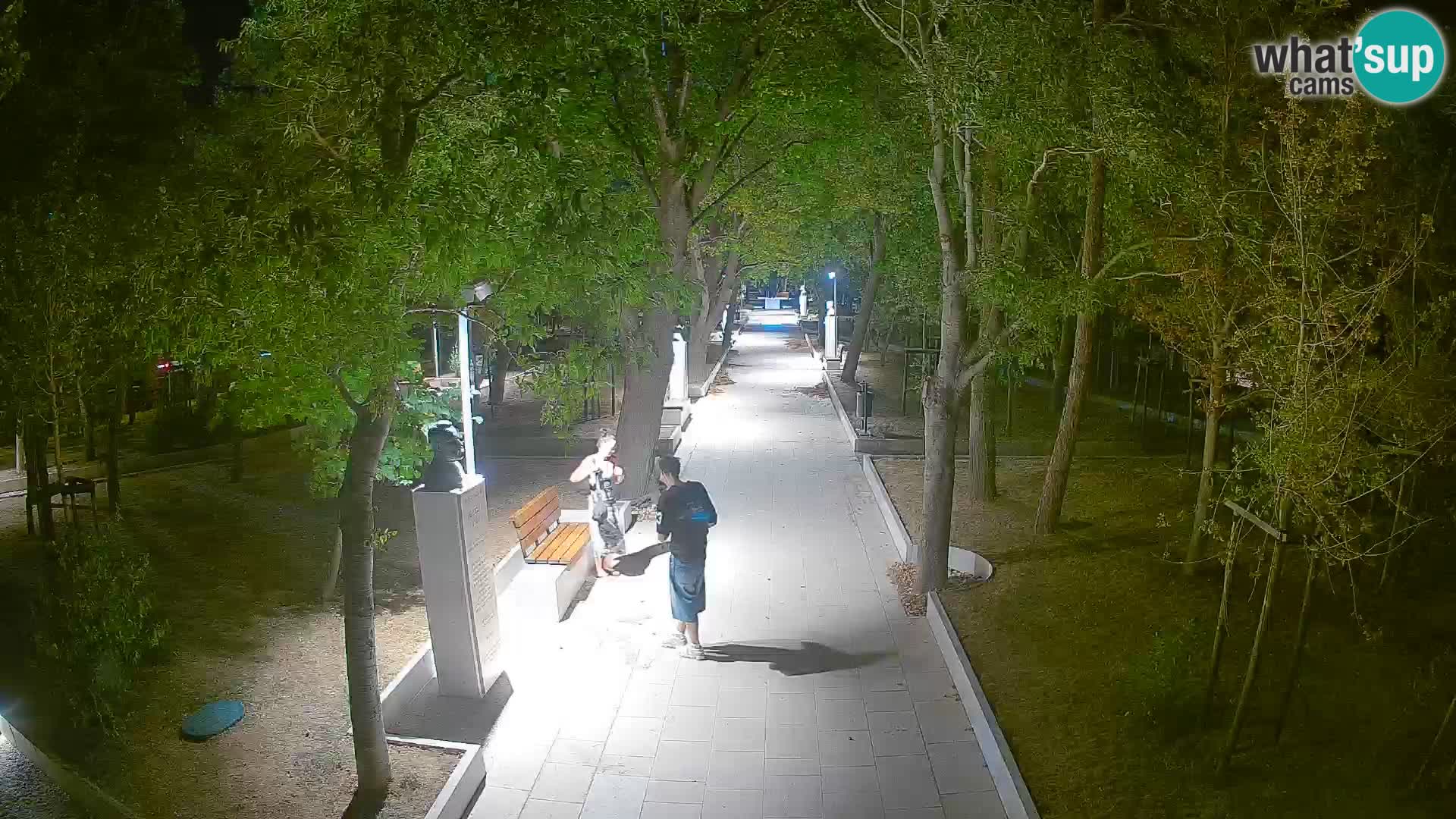 Writers’ Park Webcam Senj – Live by the Sea